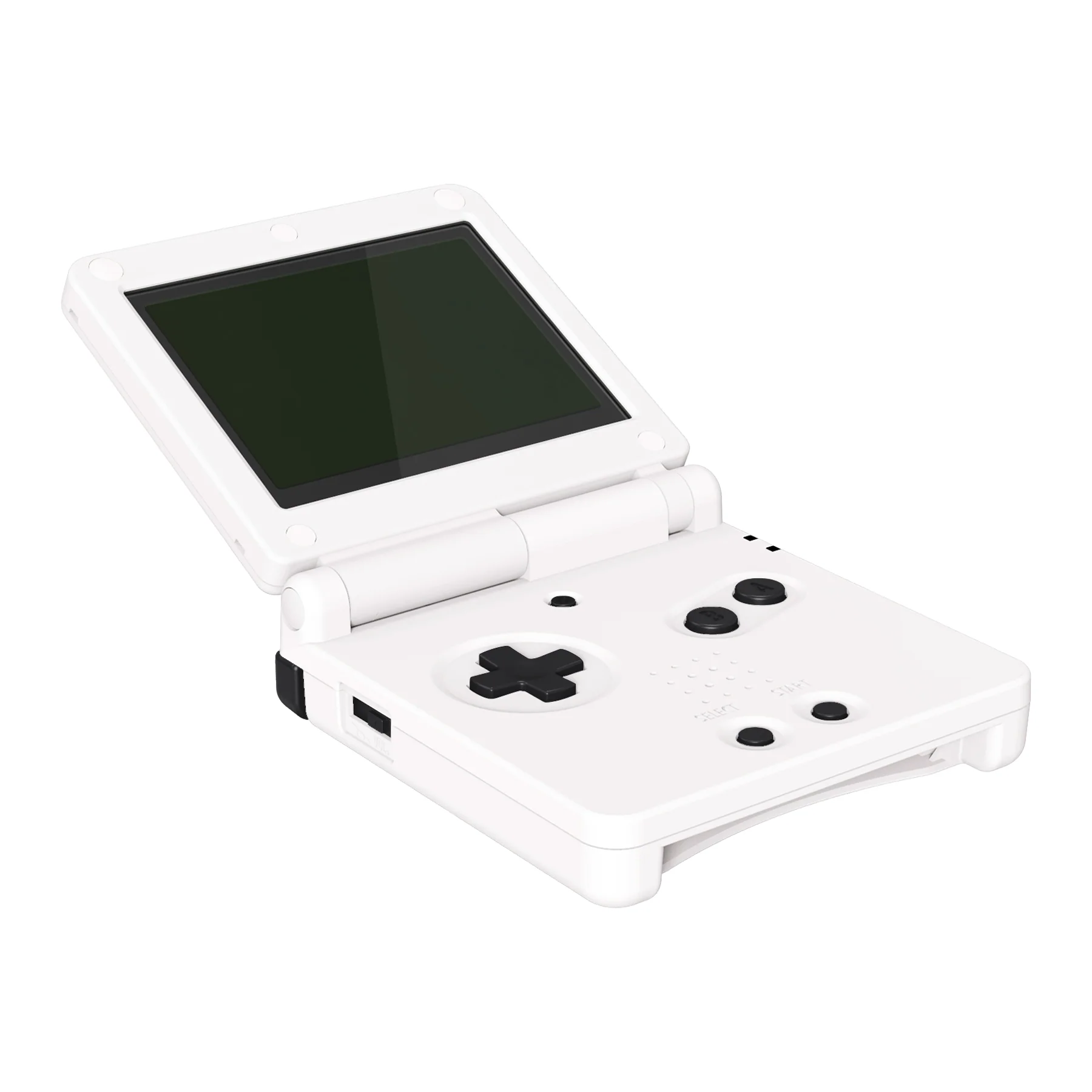 eXtremeRate Custom Replacement Full Set Buttons for Gameboy Advance SP GBA SP Console - Black - Image 3