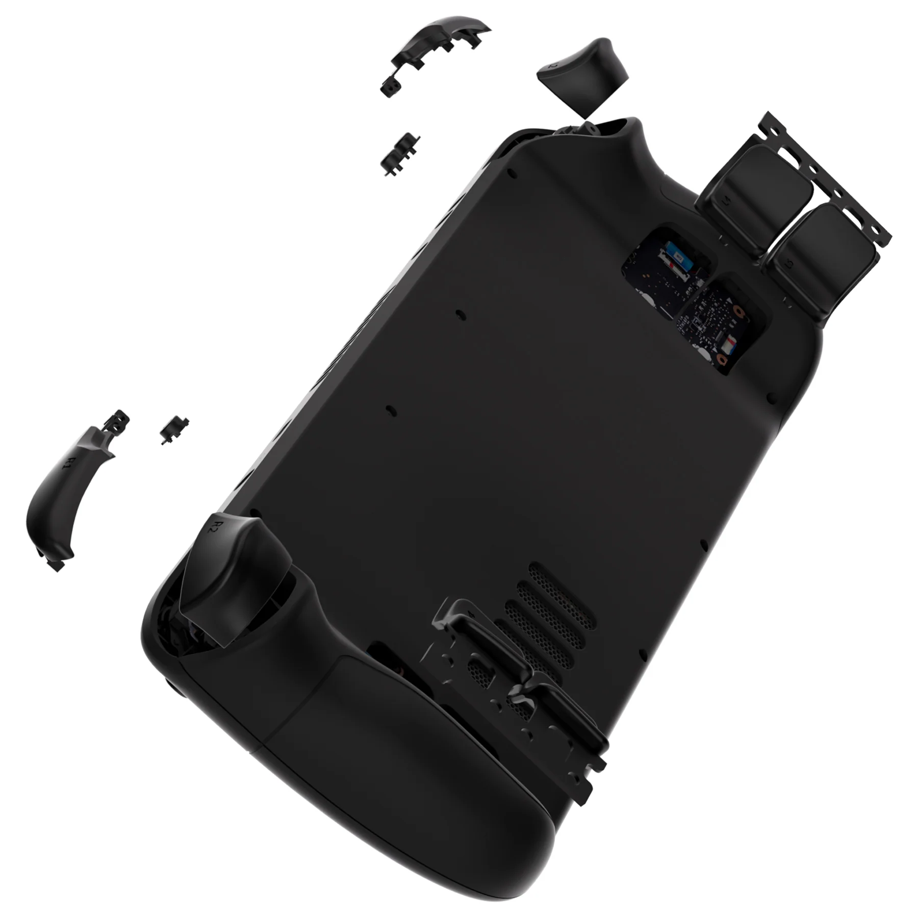 eXtremeRate Custom Full Set Shell with Buttons for Steam Deck LCD - Black - Image 6