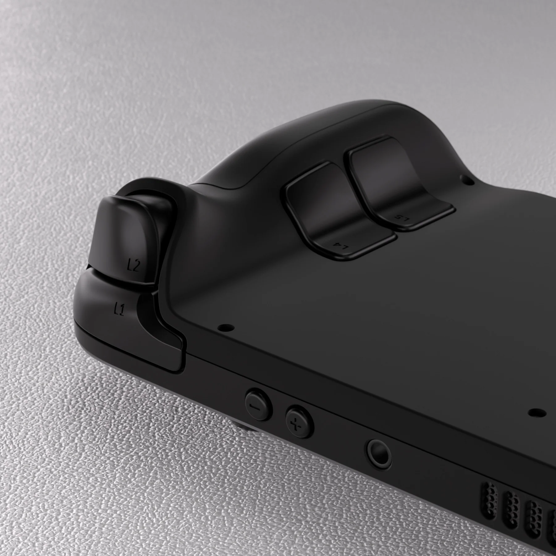 eXtremeRate Custom Full Set Shell with Buttons for Steam Deck LCD - Black - Image 9