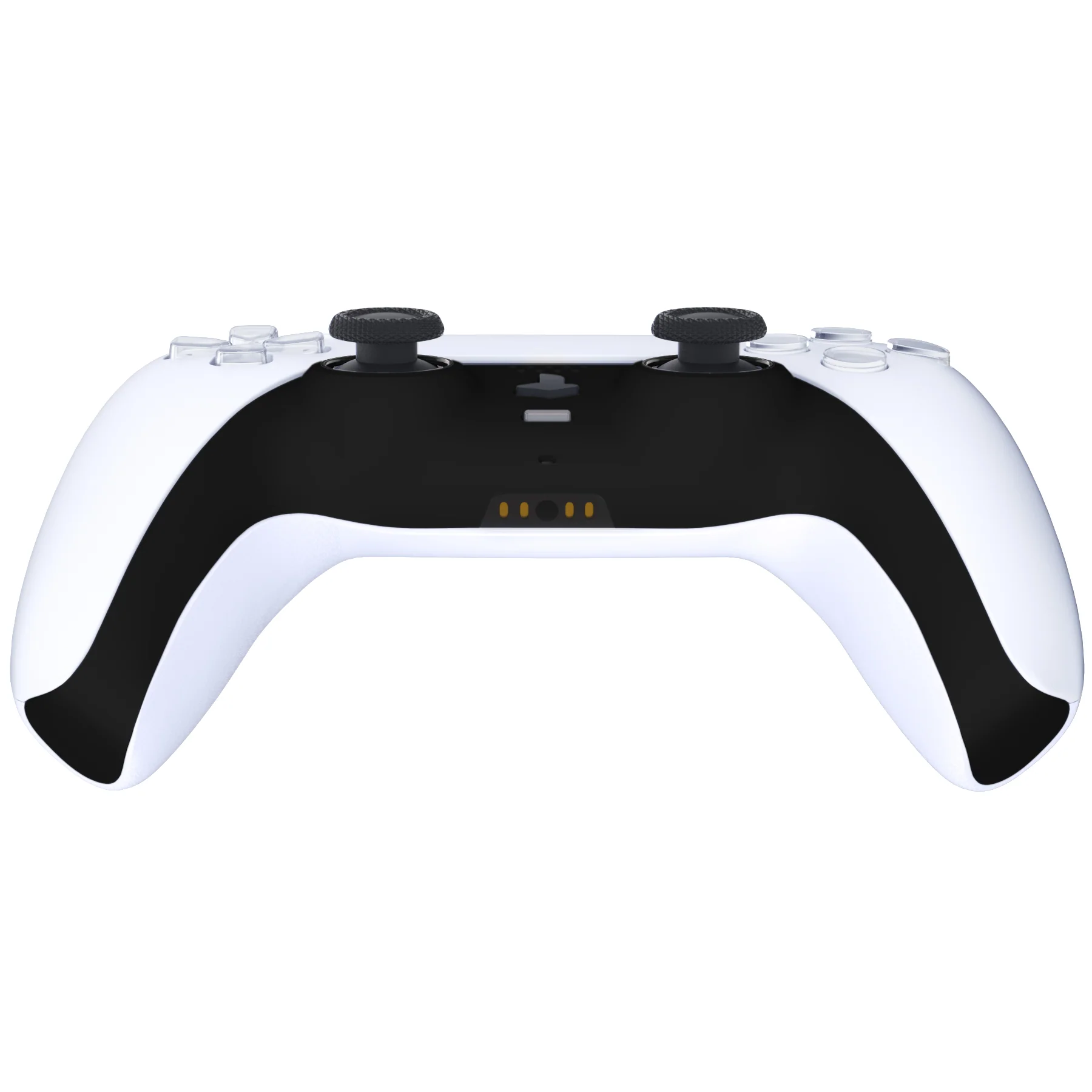 eXtremeRate Replacement Decorative Trim Shell with Accent Rings Compatible with PS5 Controller BDM-010/020/030/040/050 - Black - Image 6