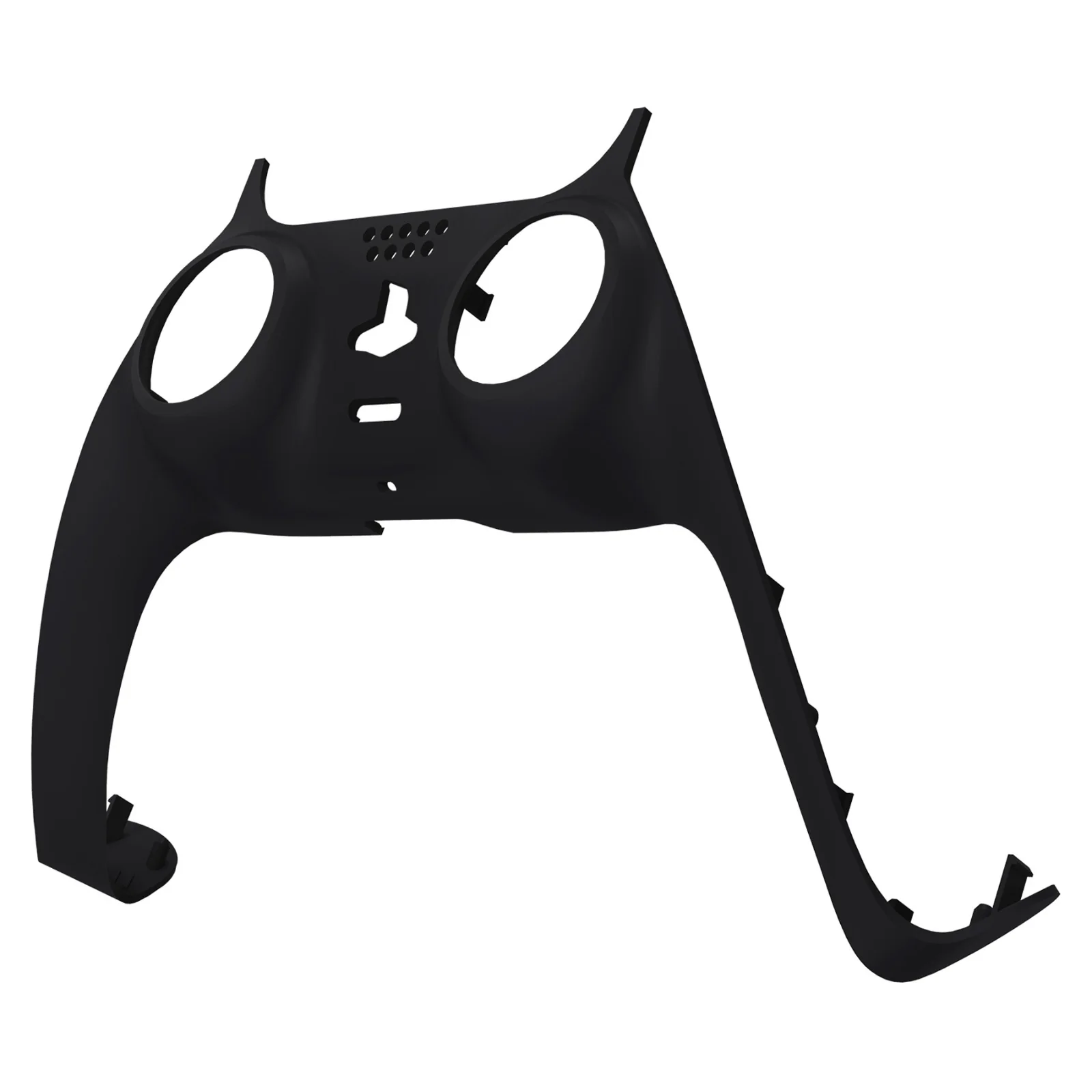 eXtremeRate Replacement Decorative Trim Shell with Accent Rings Compatible with PS5 Controller BDM-010/020/030/040/050 - Black - Image 8