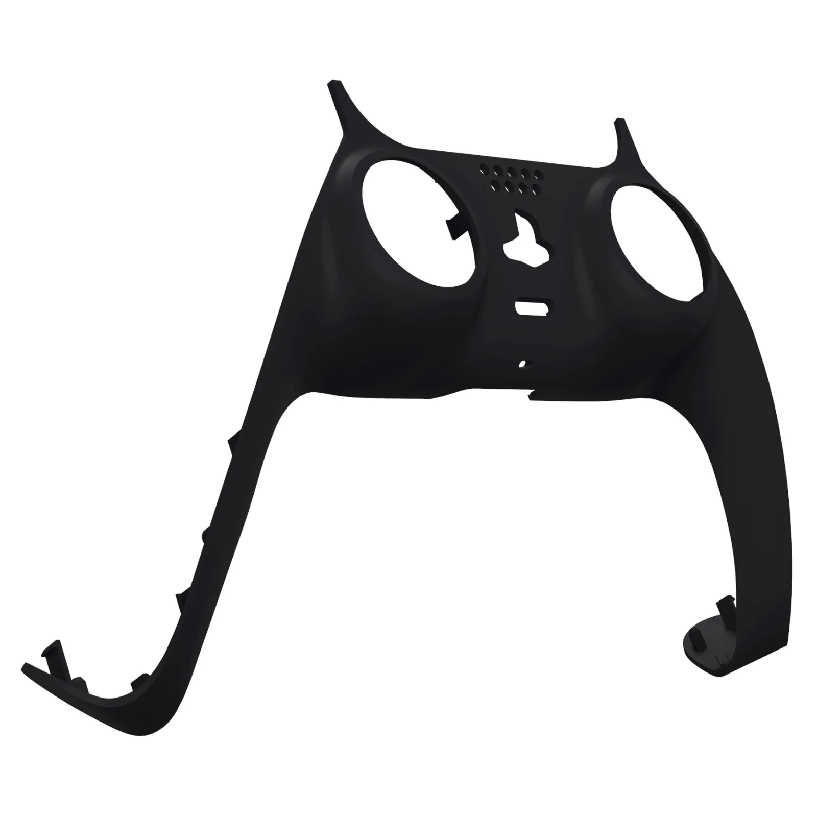 eXtremeRate Replacement Decorative Trim Shell with Accent Rings Compatible with PS5 Controller BDM-010/020/030/040/050 - Black - Image 9