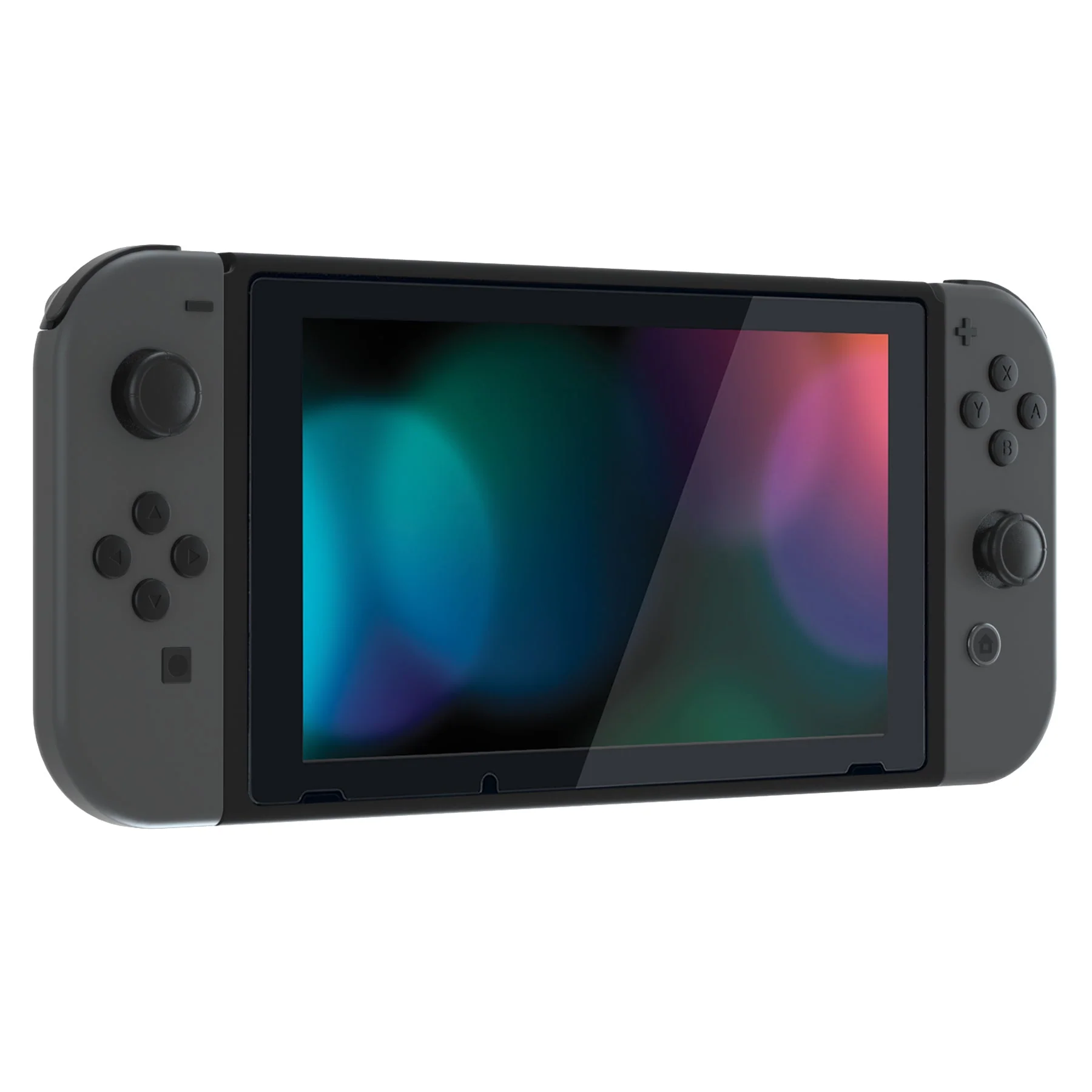 eXtremeRate DIY Replacement Housing Shell Front Frame with Volume Up Down Power Buttons for NS Switch Console - Black - Image 4