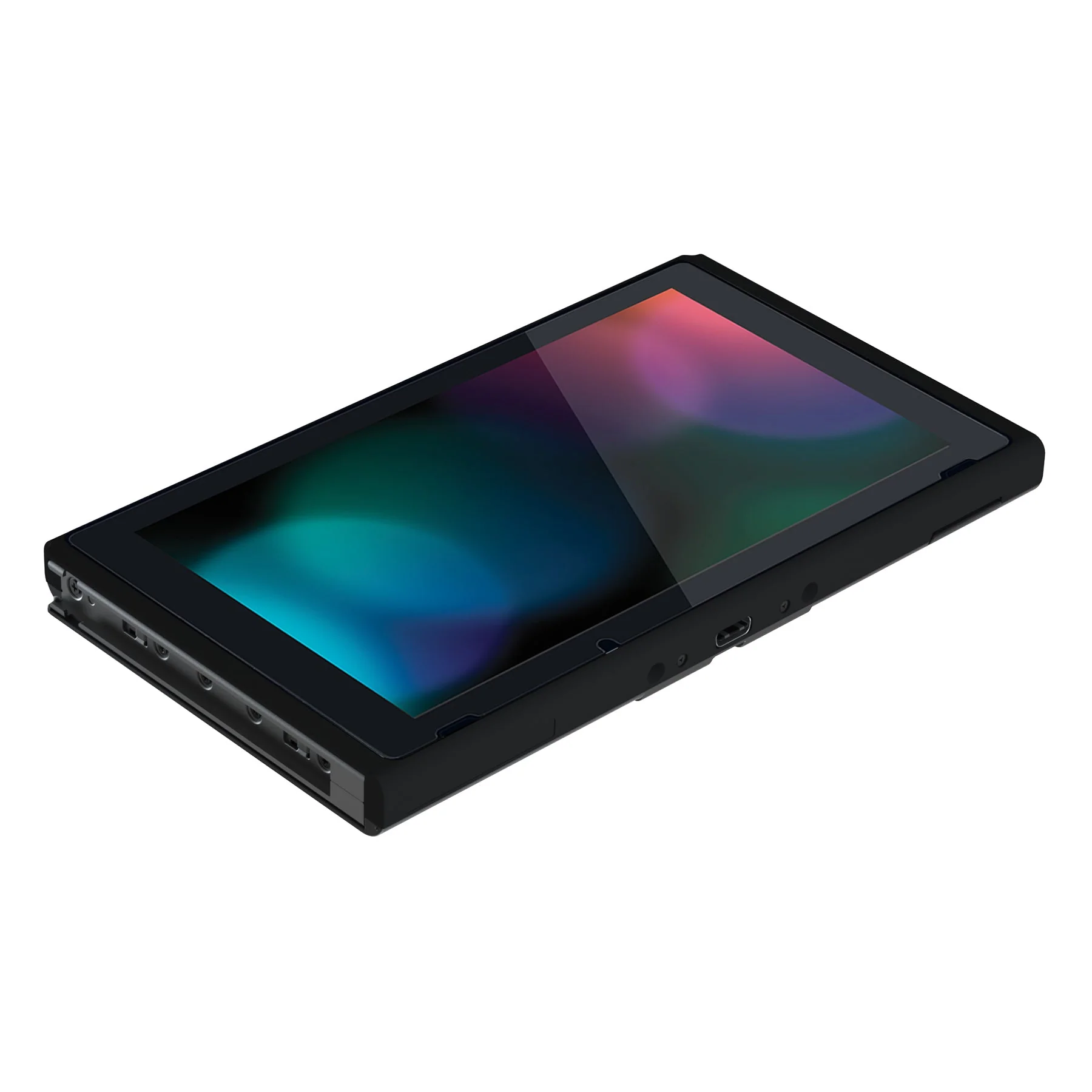 eXtremeRate DIY Replacement Housing Shell Front Frame with Volume Up Down Power Buttons for NS Switch Console - Black - Image 6