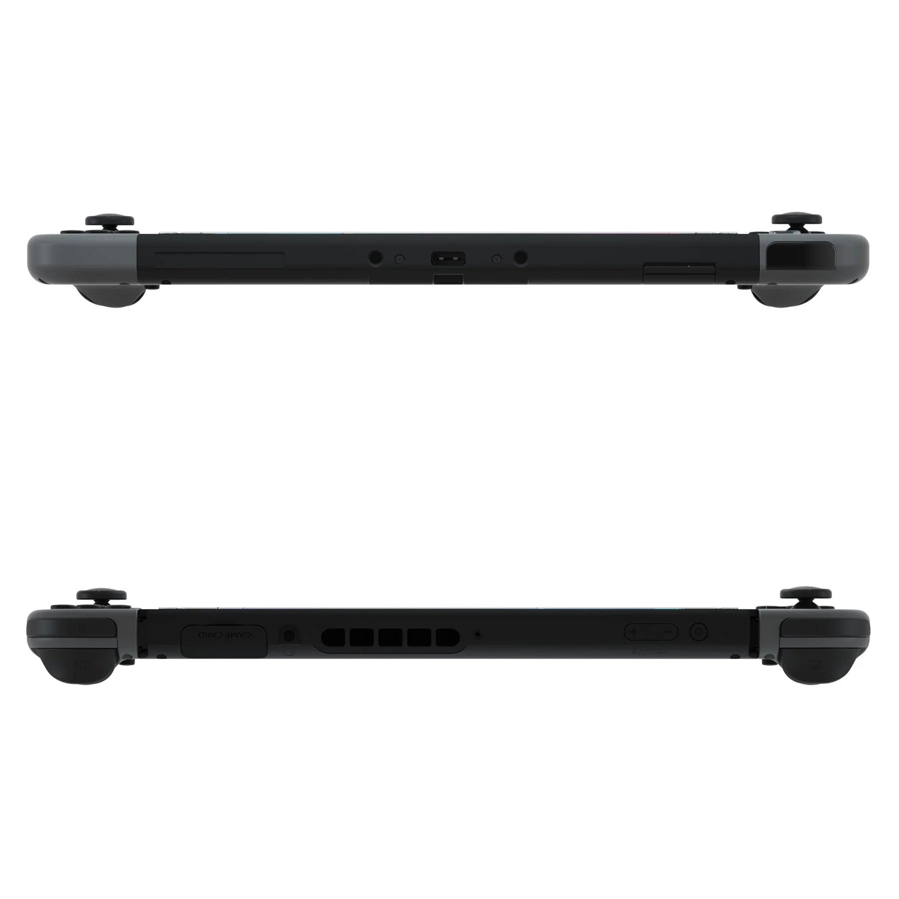 eXtremeRate DIY Replacement Housing Shell Front Frame with Volume Up Down Power Buttons for NS Switch Console - Black - Image 7
