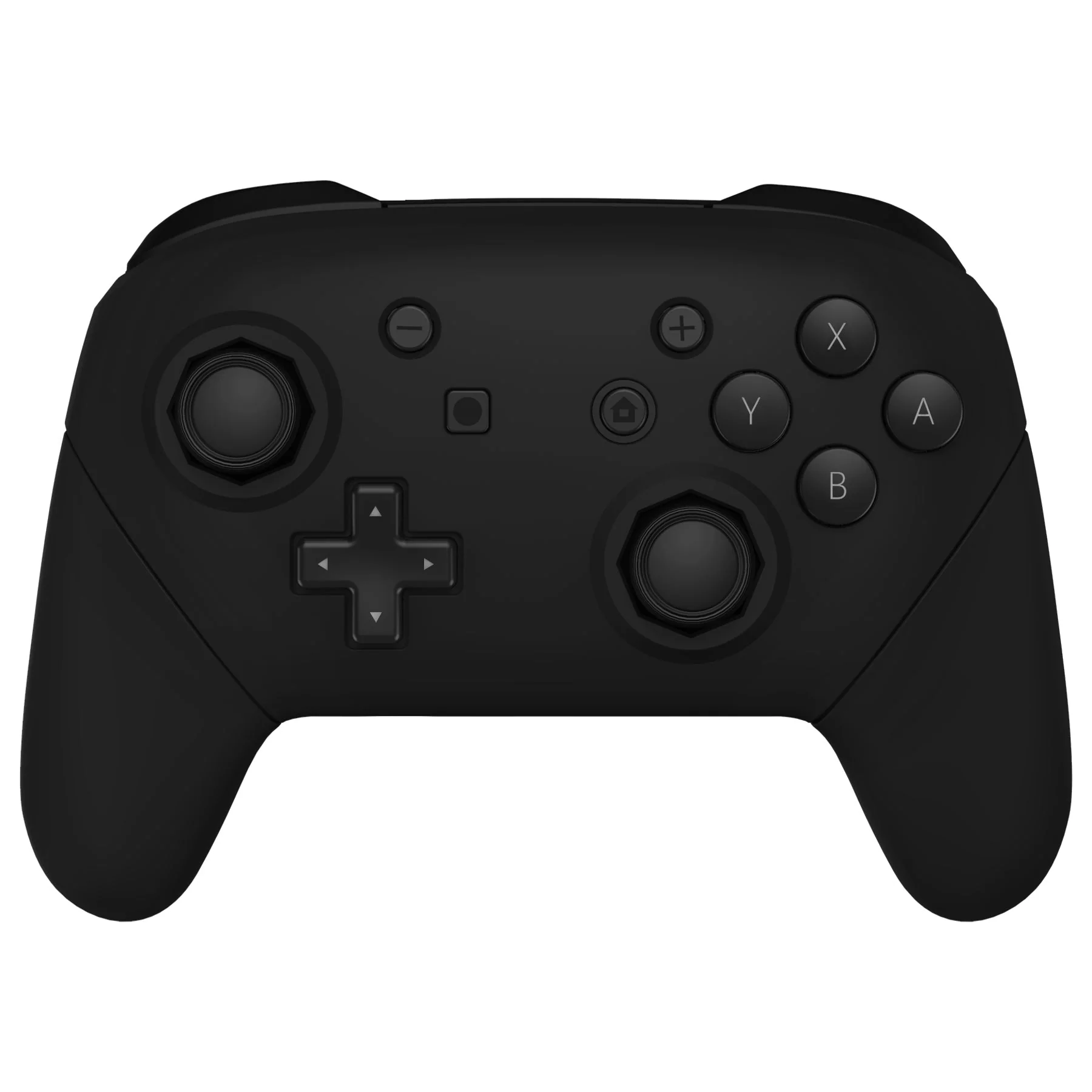 eXtremeRate Octagonal Gated Sticks Design Replacement Full Set Shell Faceplate Backplate Handles for Nintendo Switch Pro - Black - Image 6