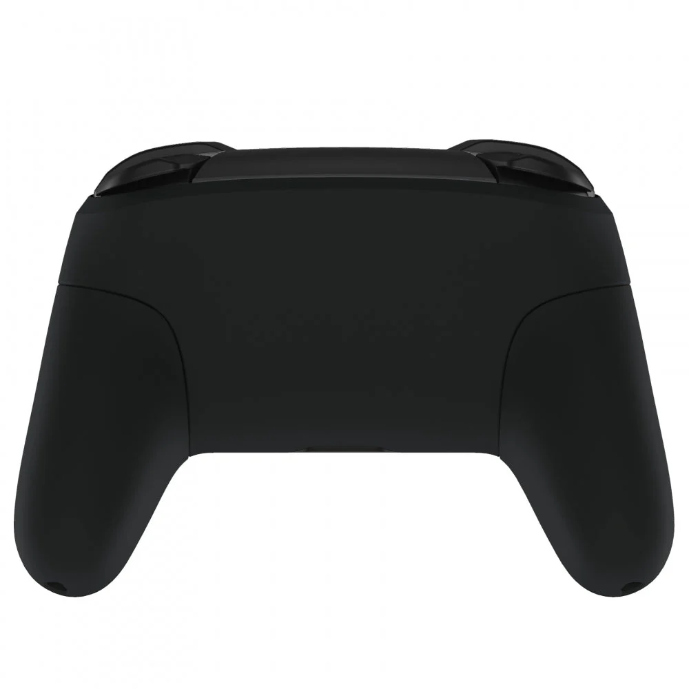 eXtremeRate Replacement Full Set Shell Faceplate Backplate Handles for Nintendo Switch Pro - Black - Image 7