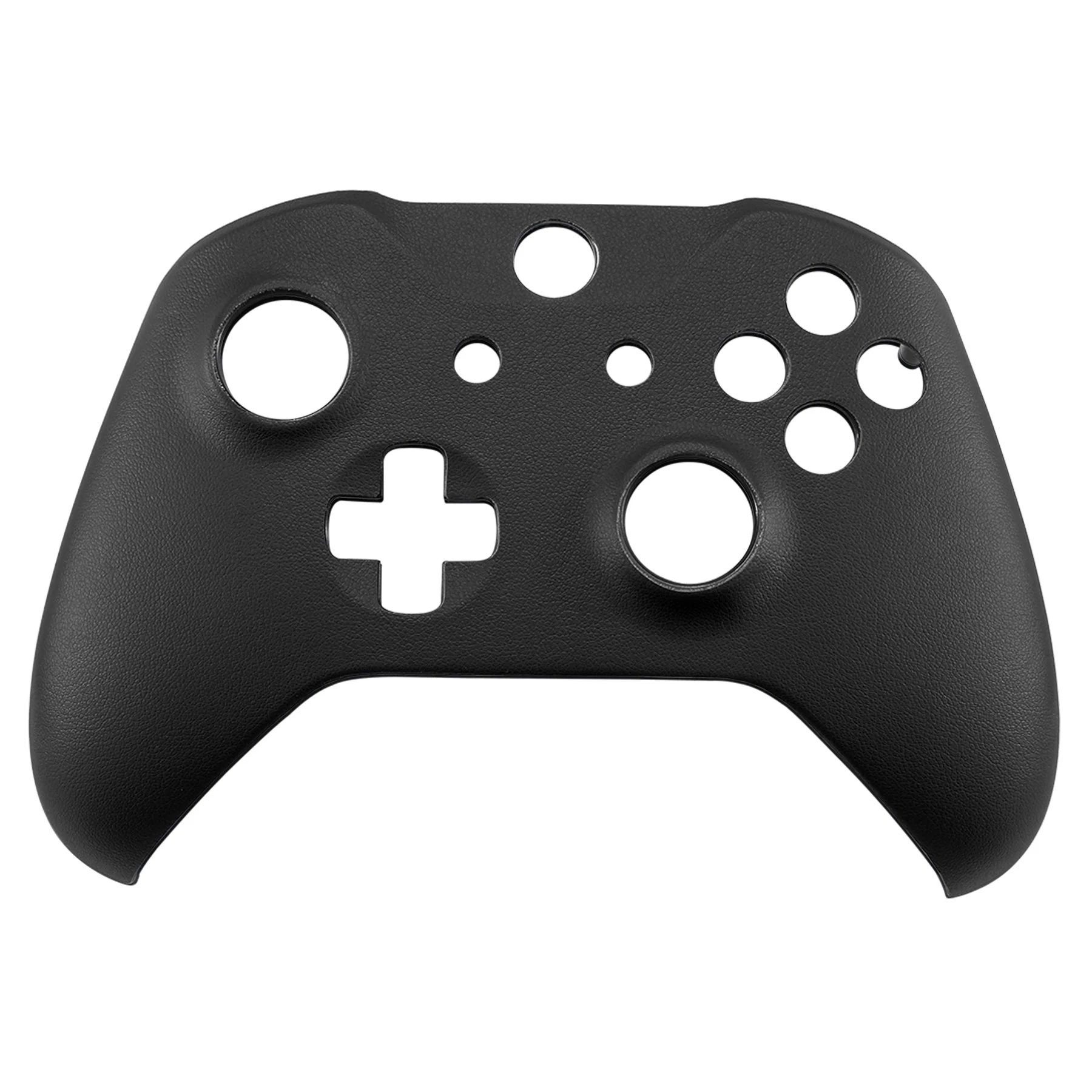 eXtremeRate Replacement Front Housing Shell with Side Rails Panel for Xbox One X & S Controller (Model 1708) - Black Luxury PU Leather - Image 10