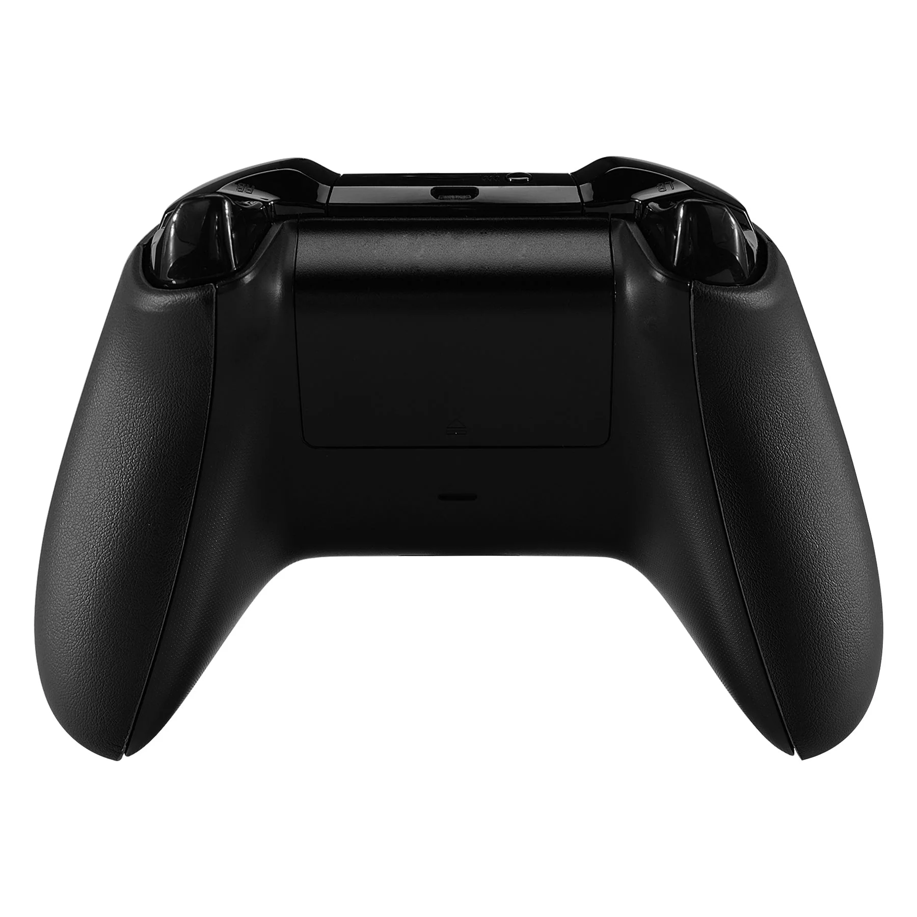 eXtremeRate Replacement Front Housing Shell with Side Rails Panel for Xbox One X & S Controller (Model 1708) - Black Luxury PU Leather - Image 8