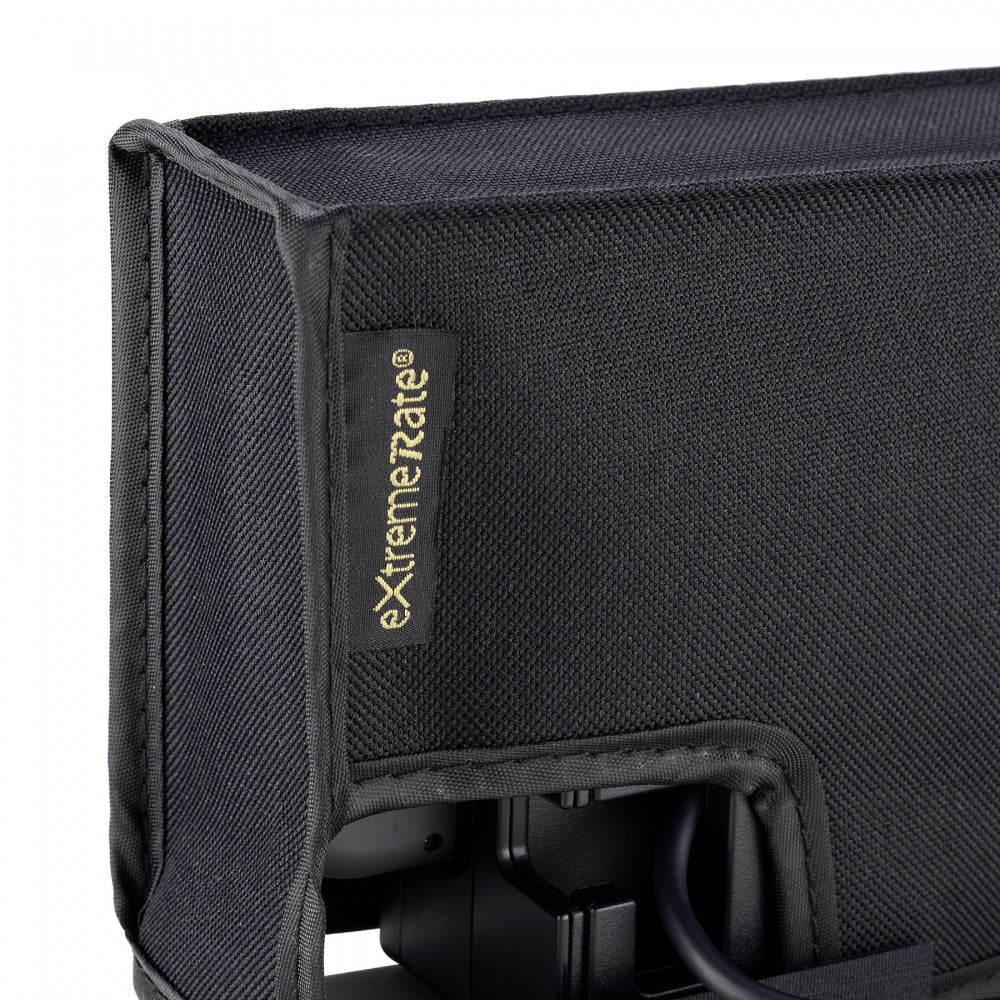 eXtremeRate Anti Scratch Waterproof Nylon Dust Cover for NS Switch Charging Dock - Black - Image 7