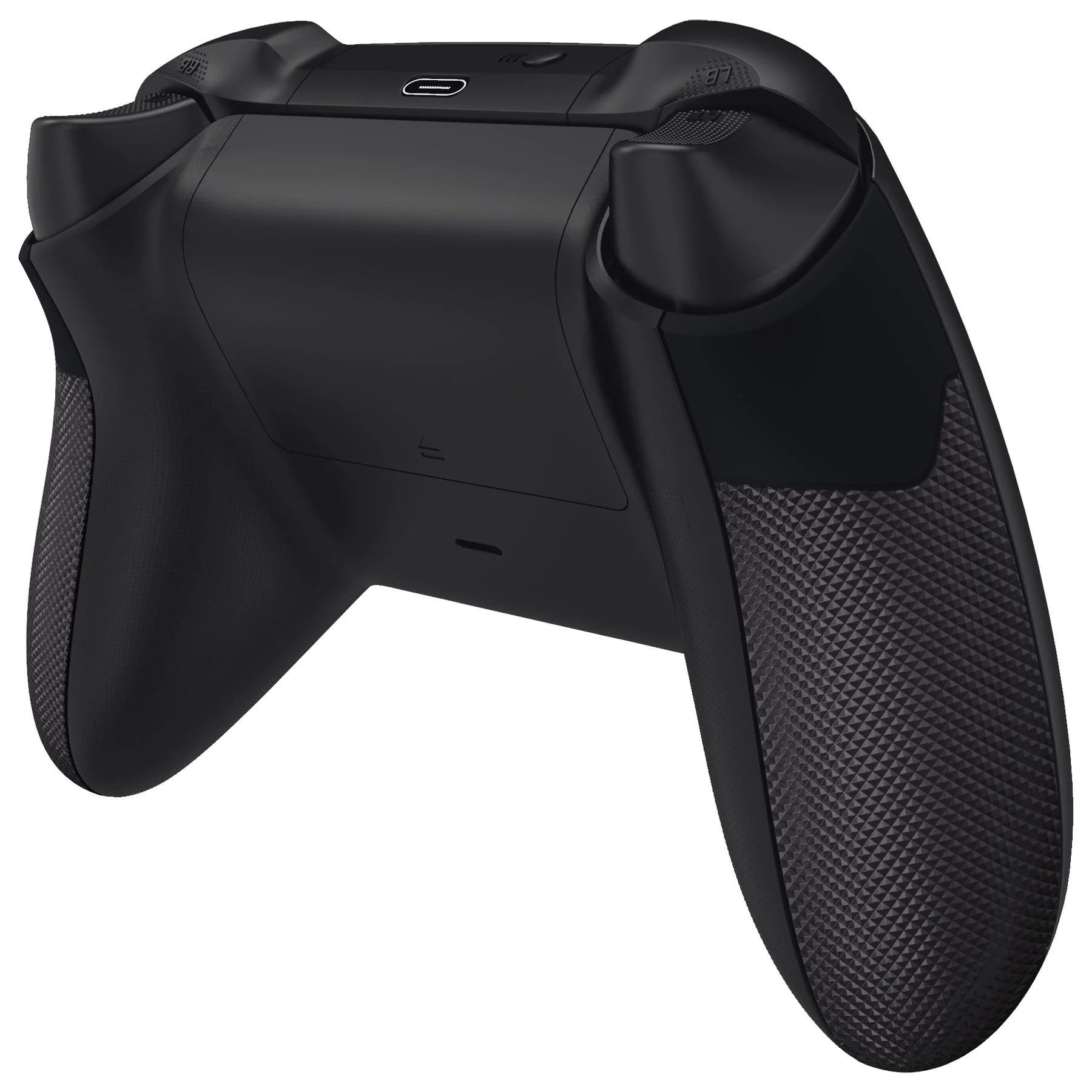 eXtremeRate Performance Non-Slip Texture Rubberized Grips Replacement Back Panels for Xbox Series X & S Controller - Black - Image 6