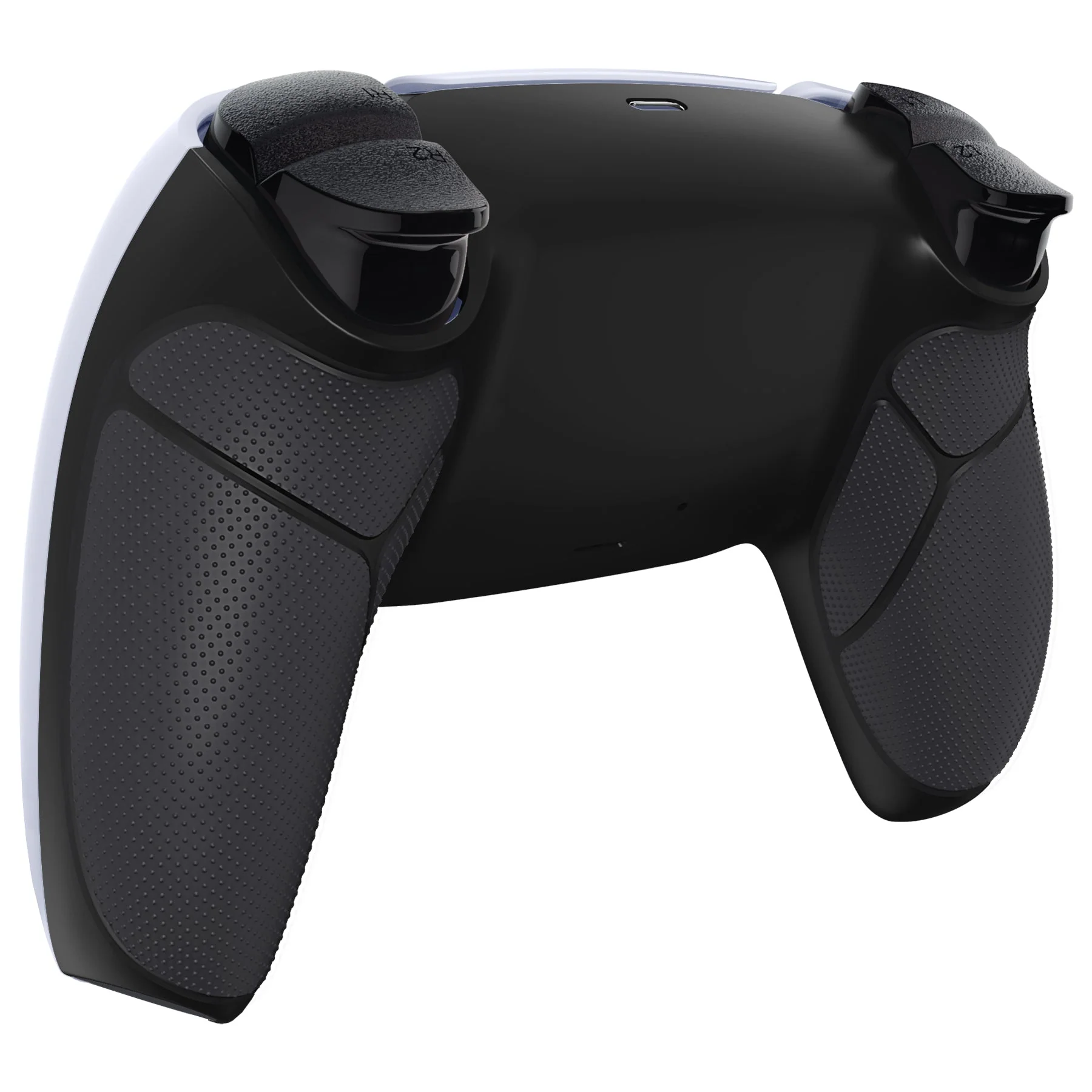 eXtremeRate Performance Grip Replacement Back Housing Bottom Shell Compatible with PS5 Controller BDM-010/020/030/040/050 - Rubberized Black - Image 4