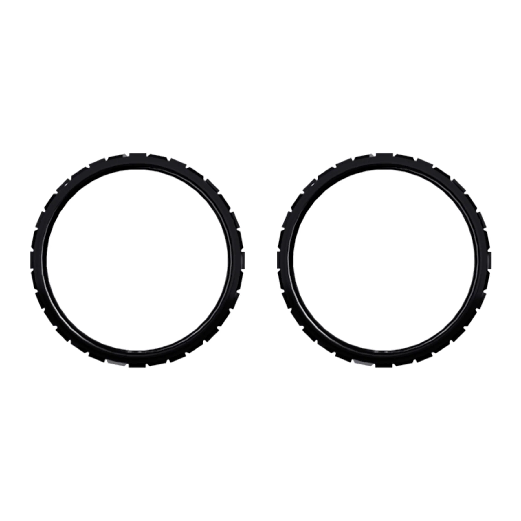 eXtremeRate Custom Replacement Accent Rings for PS5 Controller - Black - Image 6