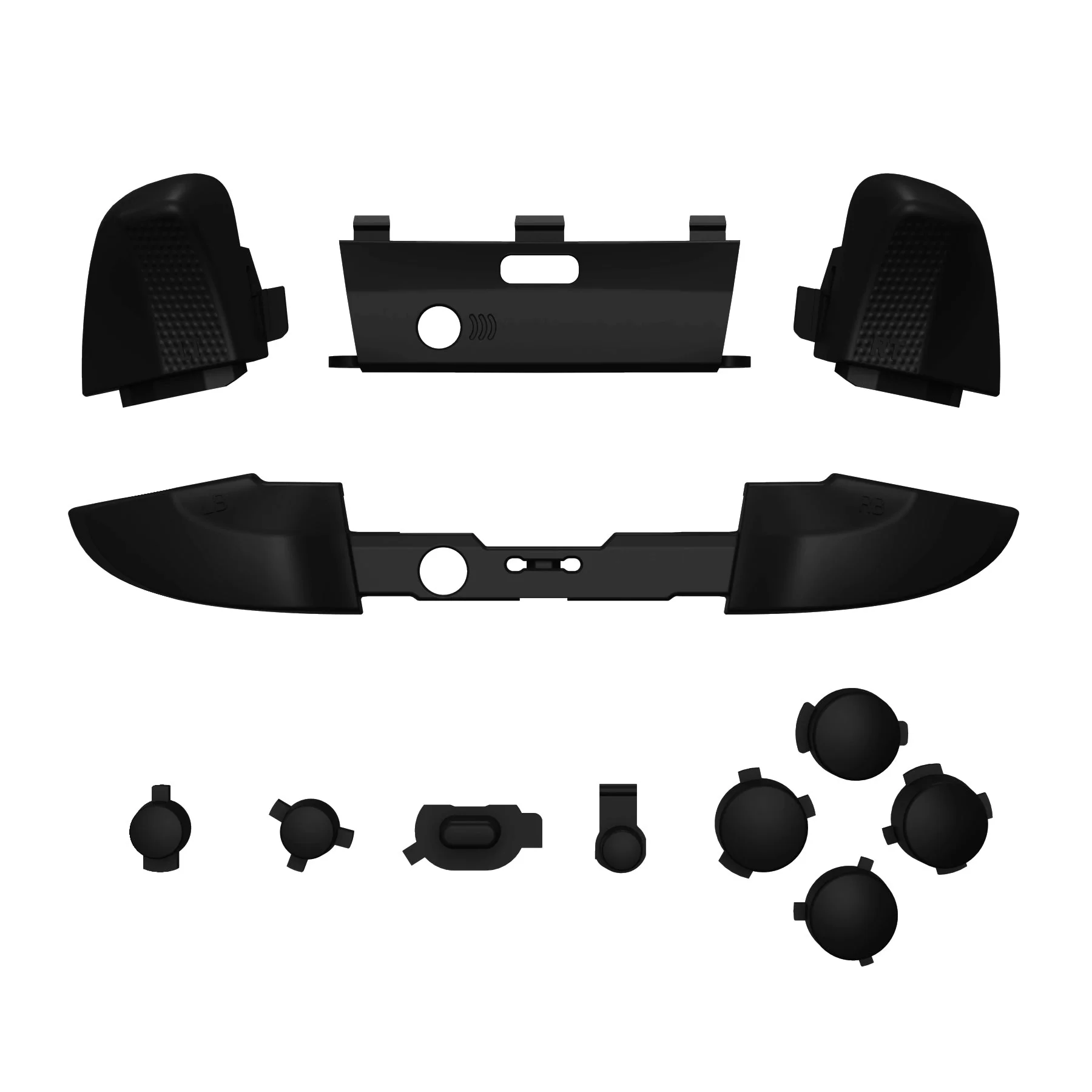 eXtremeRate Replacement Buttons Kit for Xbox One Elite Series 2  & Elite 2 Core Controller - Black - Image 2