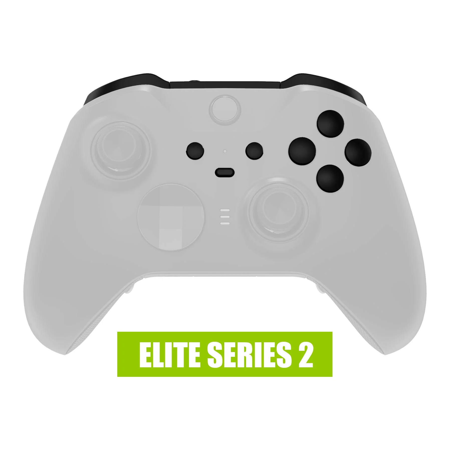 eXtremeRate Replacement Buttons Kit for Xbox One Elite Series 2  & Elite 2 Core Controller - Black - Image 4