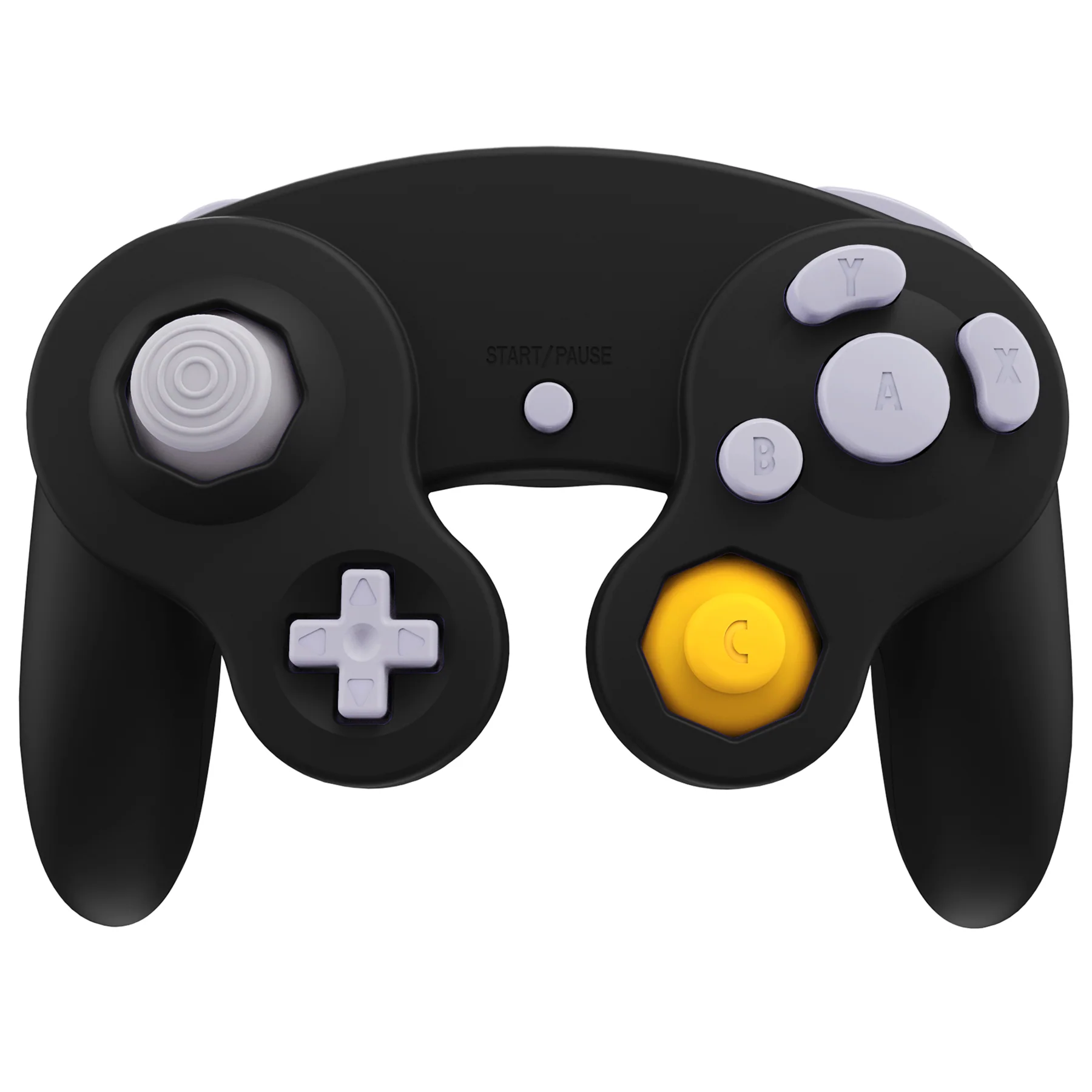 eXtremeRate Replacement Faceplate Backplate with Buttons for Nintendo GameCube Controller NGC - Black - Image 4