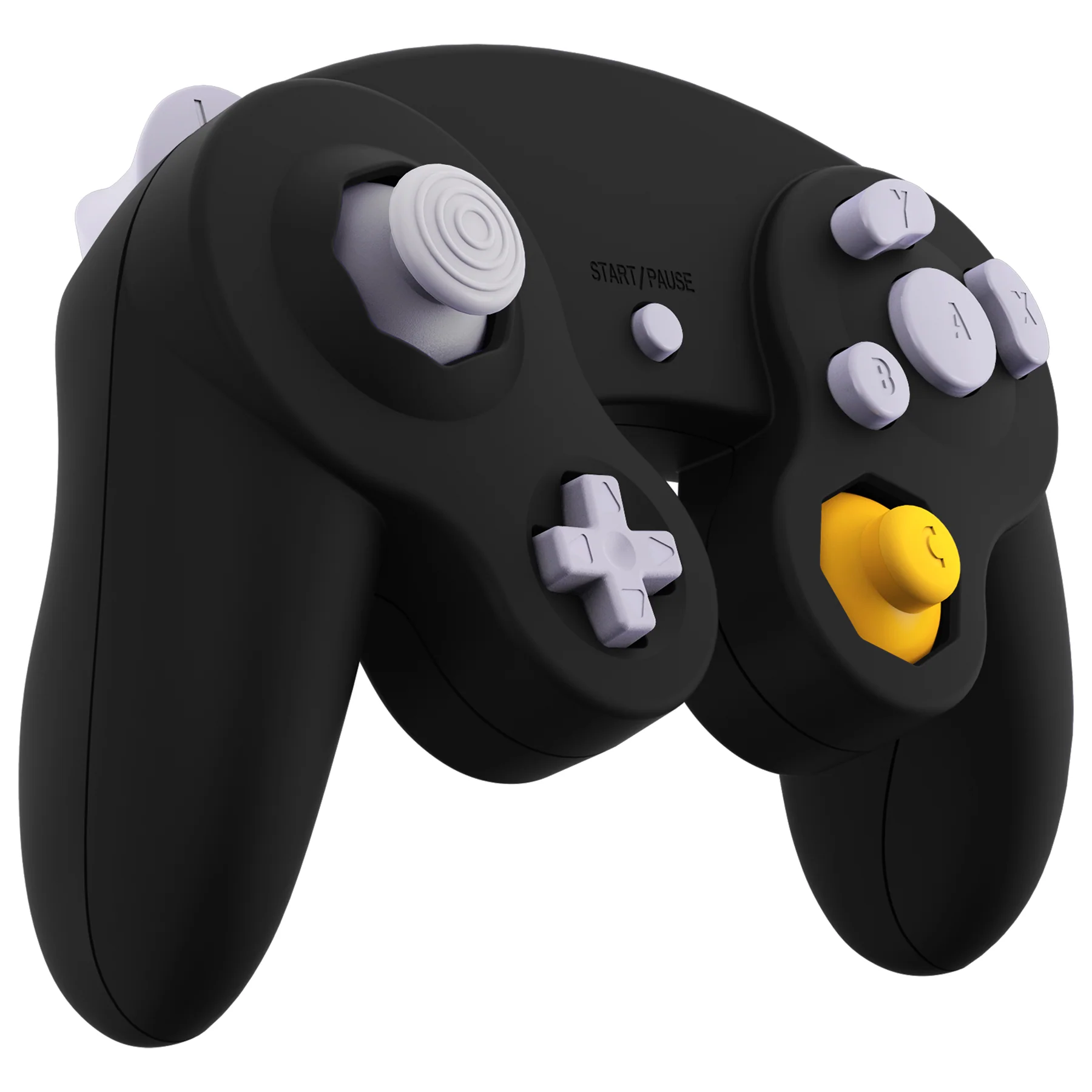 eXtremeRate Replacement Faceplate Backplate with Buttons for Nintendo GameCube Controller NGC - Black - Image 5