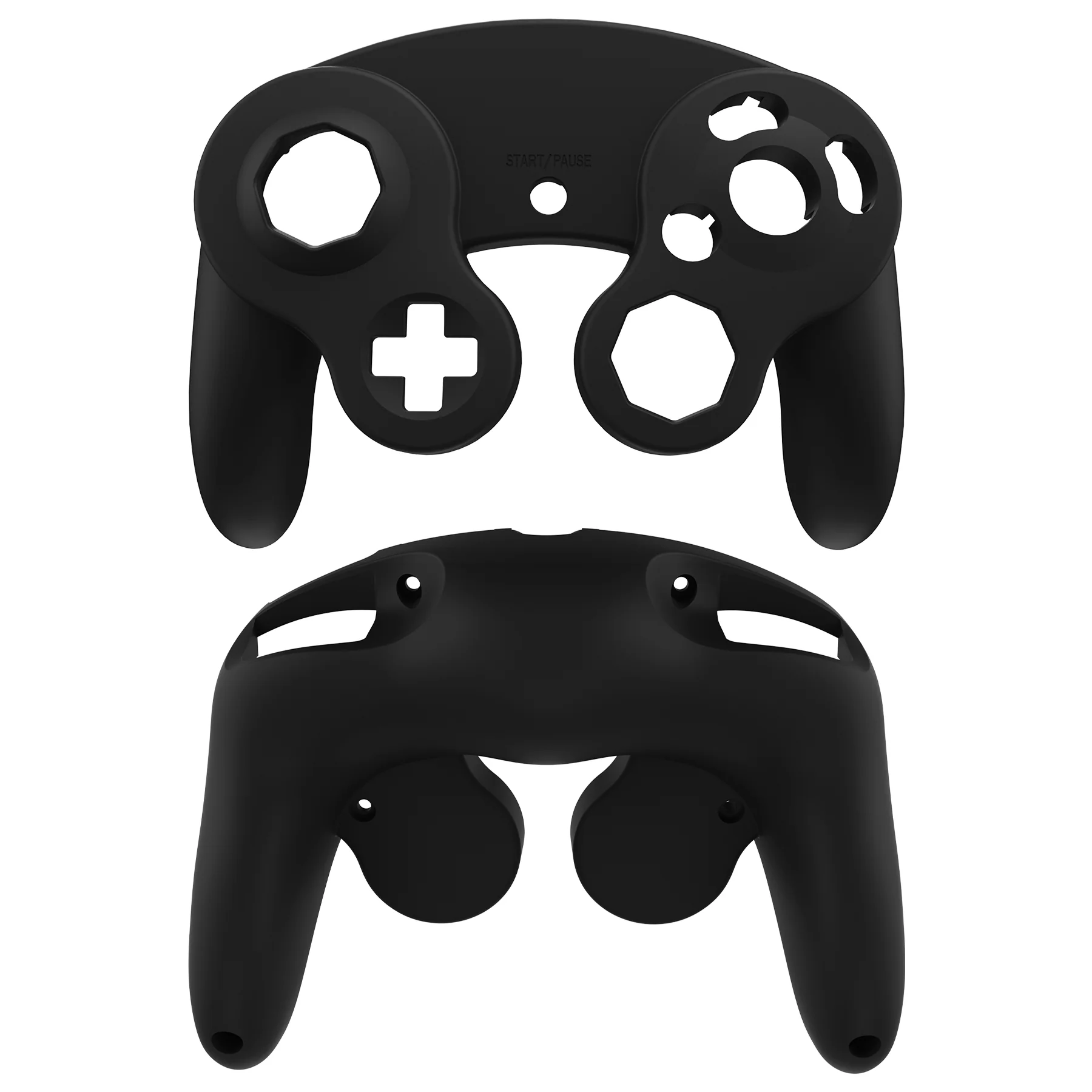 eXtremeRate Replacement Faceplate Backplate with Buttons for Nintendo GameCube Controller NGC - Black - Image 9
