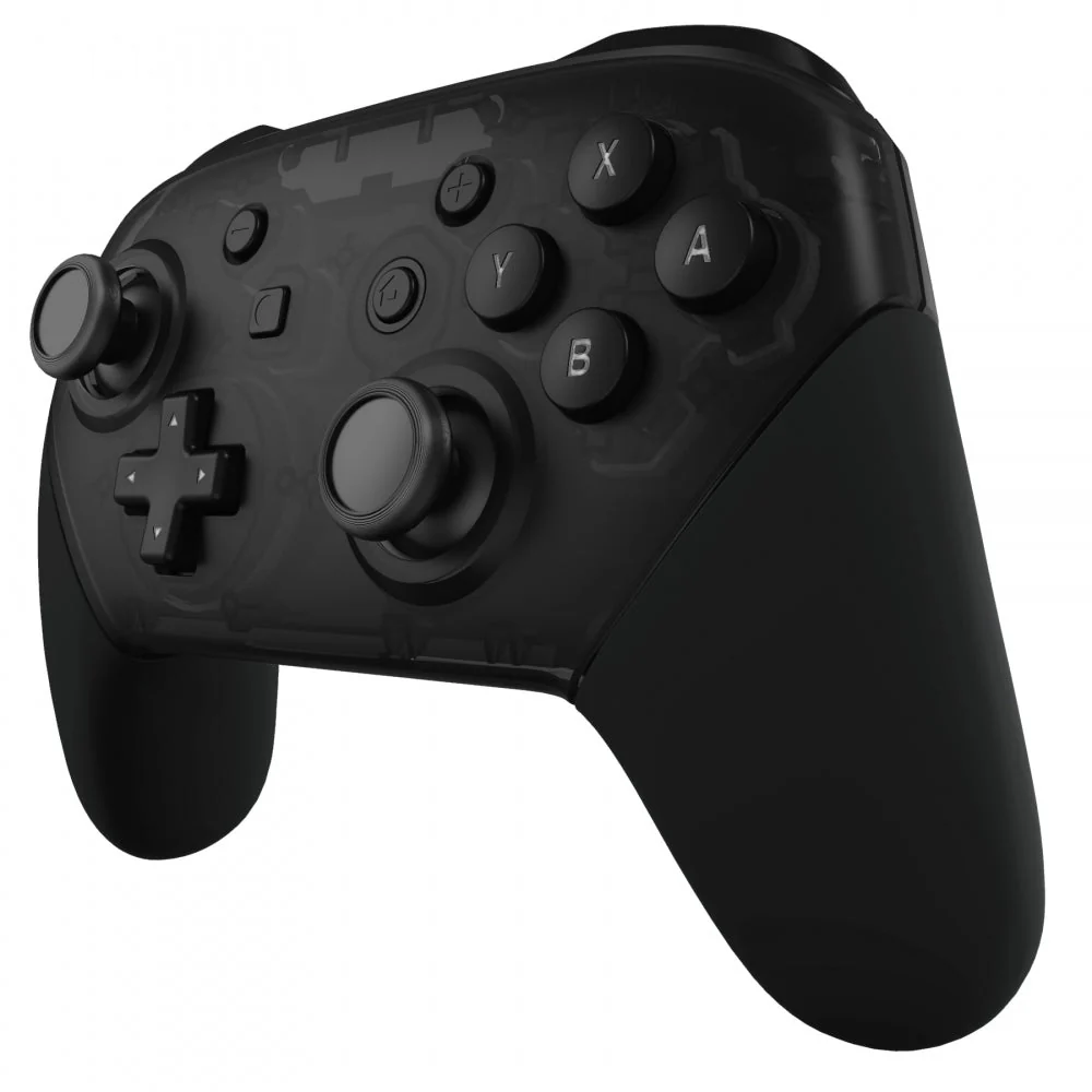 eXtremeRate Replacement Handle Grips for Nintendo Switch Pro Controller - Black - Image 5