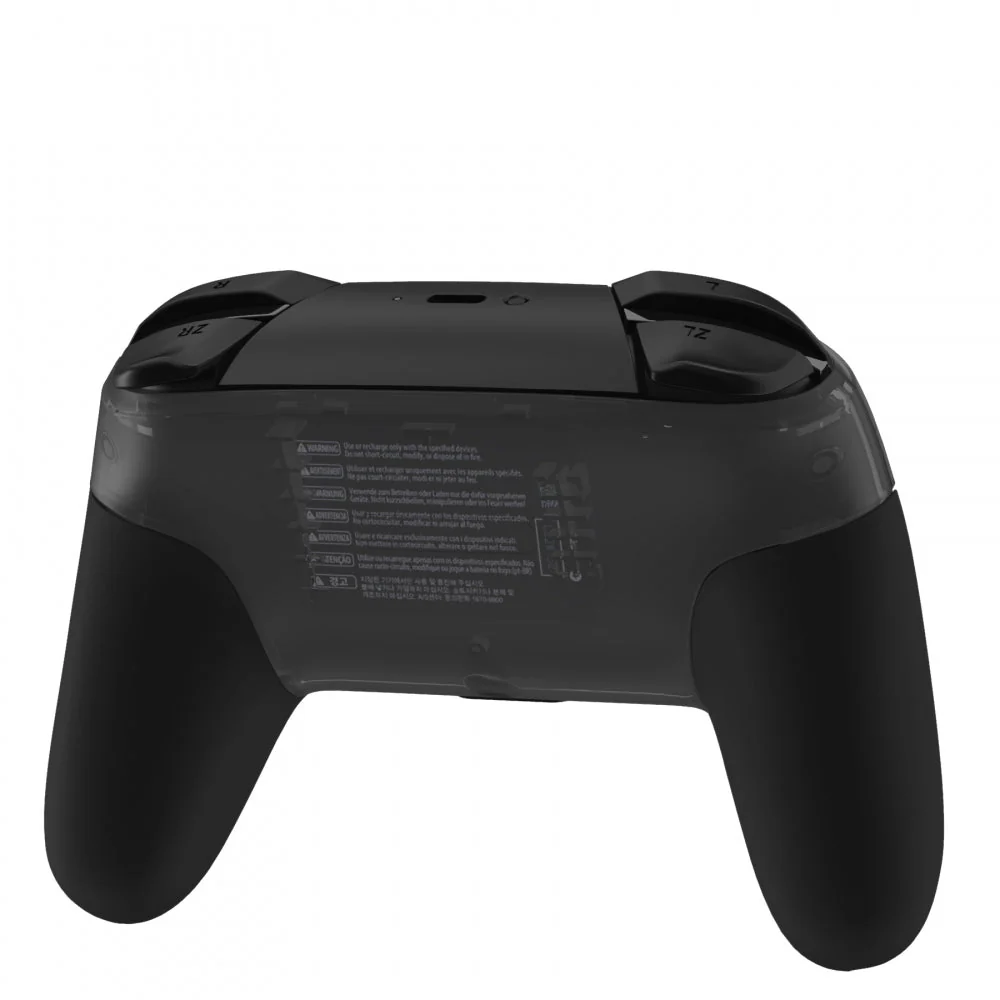 eXtremeRate Replacement Handle Grips for Nintendo Switch Pro Controller - Black - Image 7