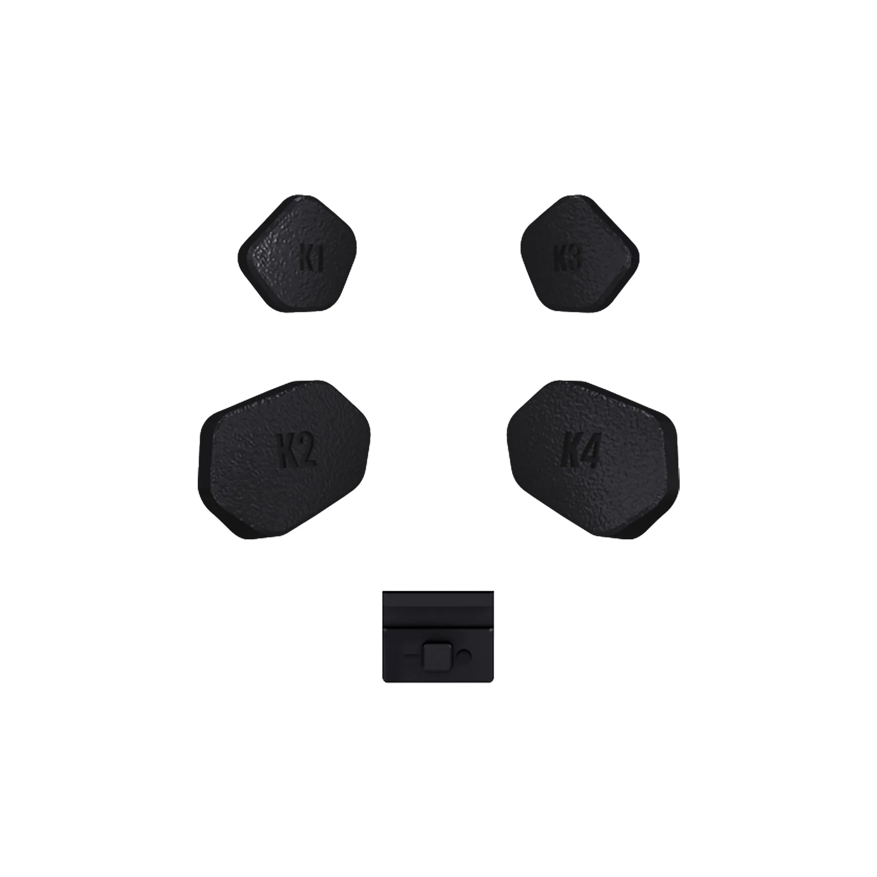 eXtremeRate Redesigned K1 K2 K3 K4 Back Buttons Paddles & Toggle Switch for eXtremerate Hope Remap Kit, Compatible with Xbox Series X/S Controller - Black - Image 4