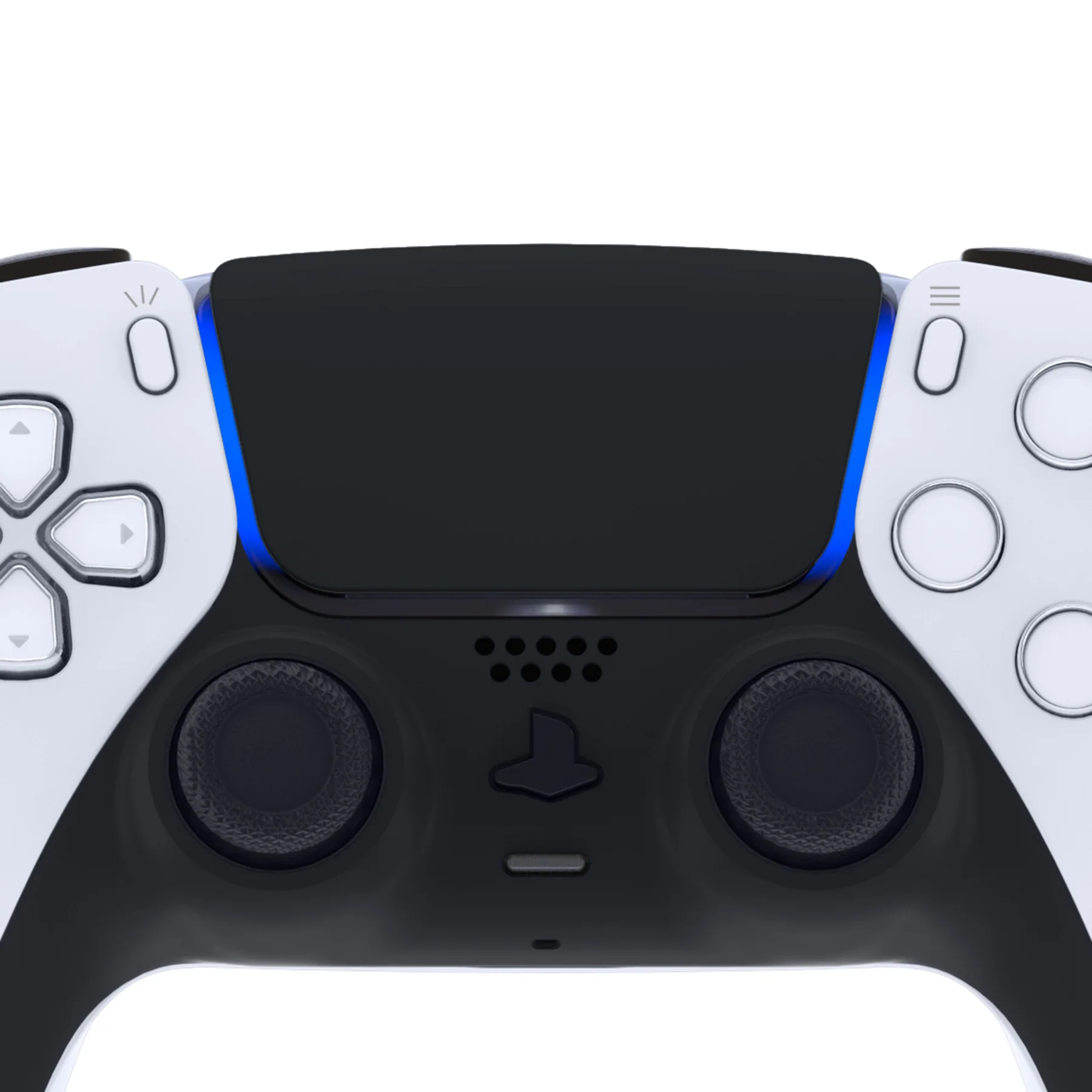 eXtremeRate Replacement Custom Touchpad Cover Compatible with PS5 Controller BDM-010/020/030/040/050/060 - Black - Image 4