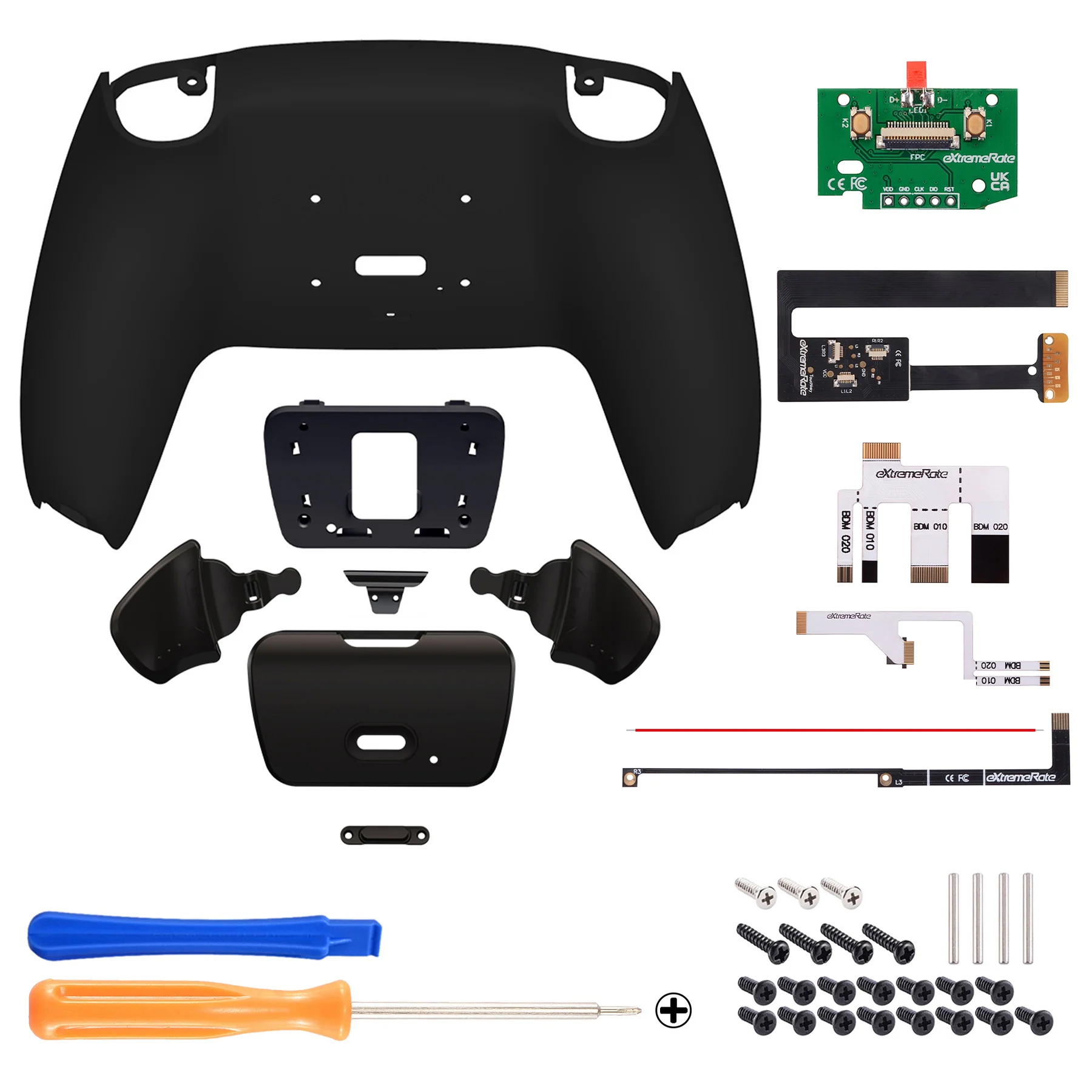 eXtremeRate Remappable Rise 2.0 Remap Kit for PS5 Controller BDM-010 & BDM-020 - Black - Image 2