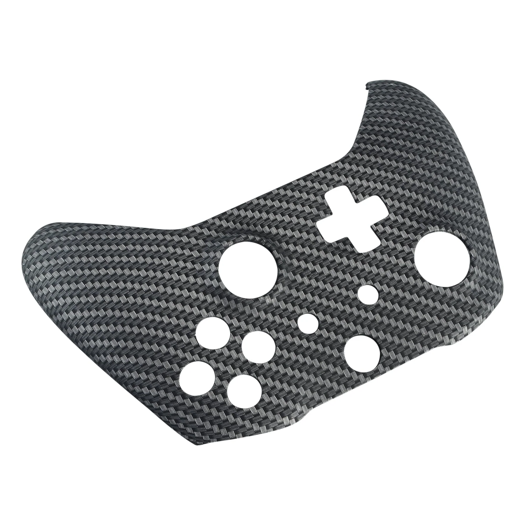 eXtremeRate Replacement Front Housing Shell for Xbox One X & S Controller (Model 1708) - Black Silver Carbon Fiber - Image 8