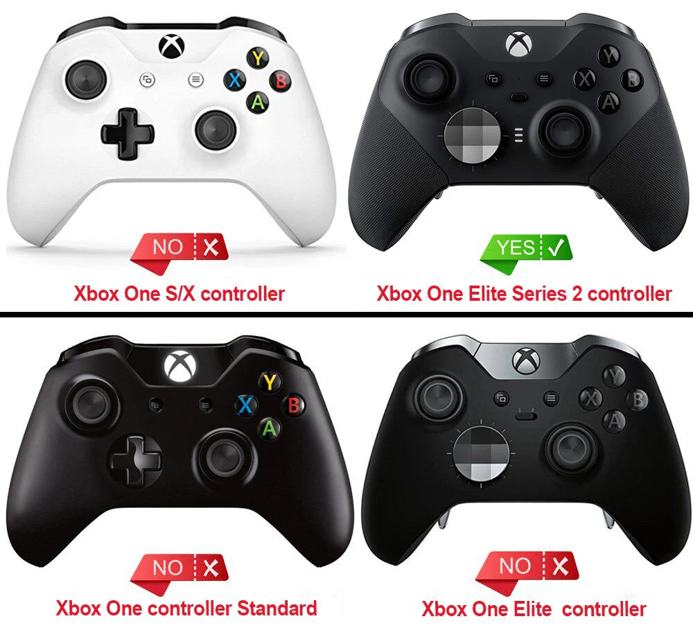 eXtremeRate PlayVital Protective Anti-Slip Silicone Case with Thumb Grips Caps for Xbox One Elite Series 2 & Elite 2 Core Controller - Black - Image 3