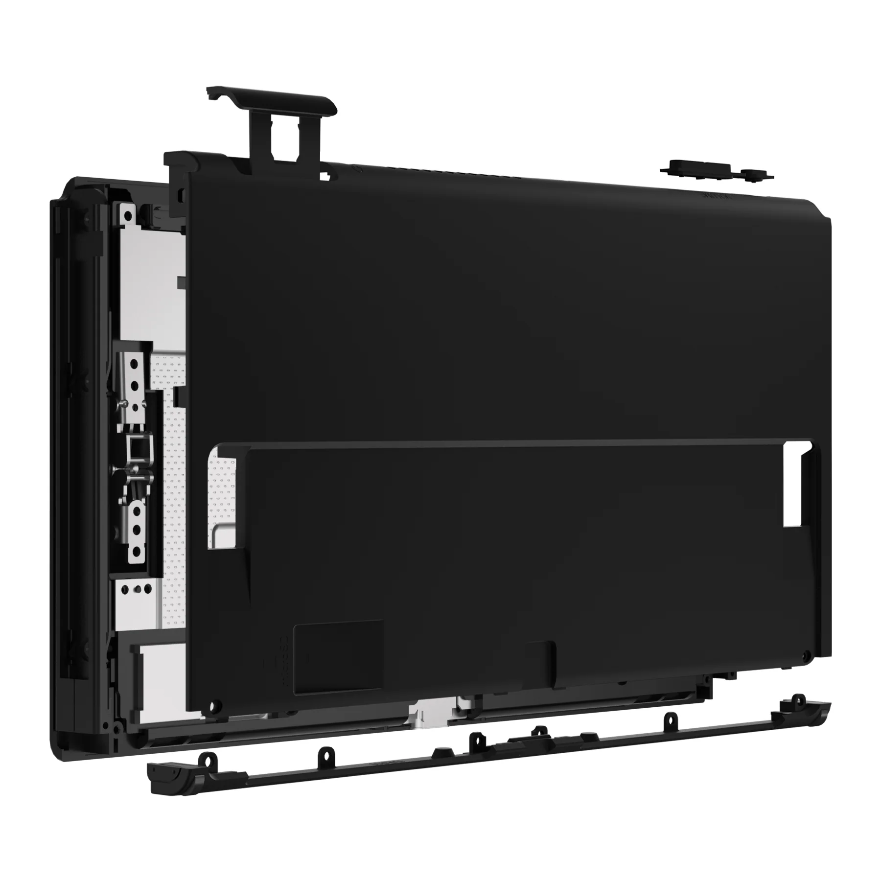 eXtremeRate Replacement Back Plate for Nintendo Switch OLED Console - Black - Image 2