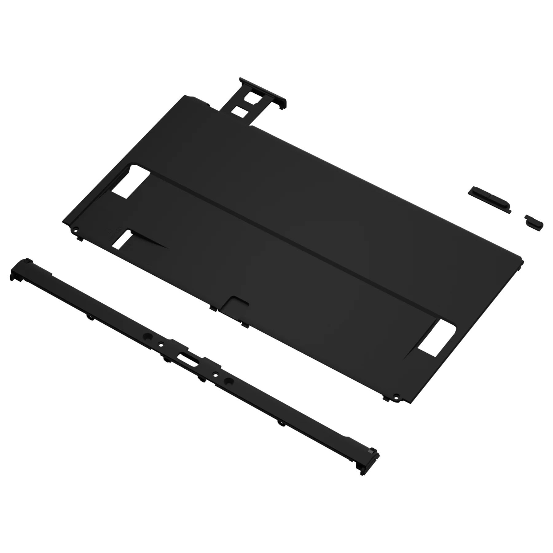 eXtremeRate Replacement Back Plate for Nintendo Switch OLED Console - Black - Image 8
