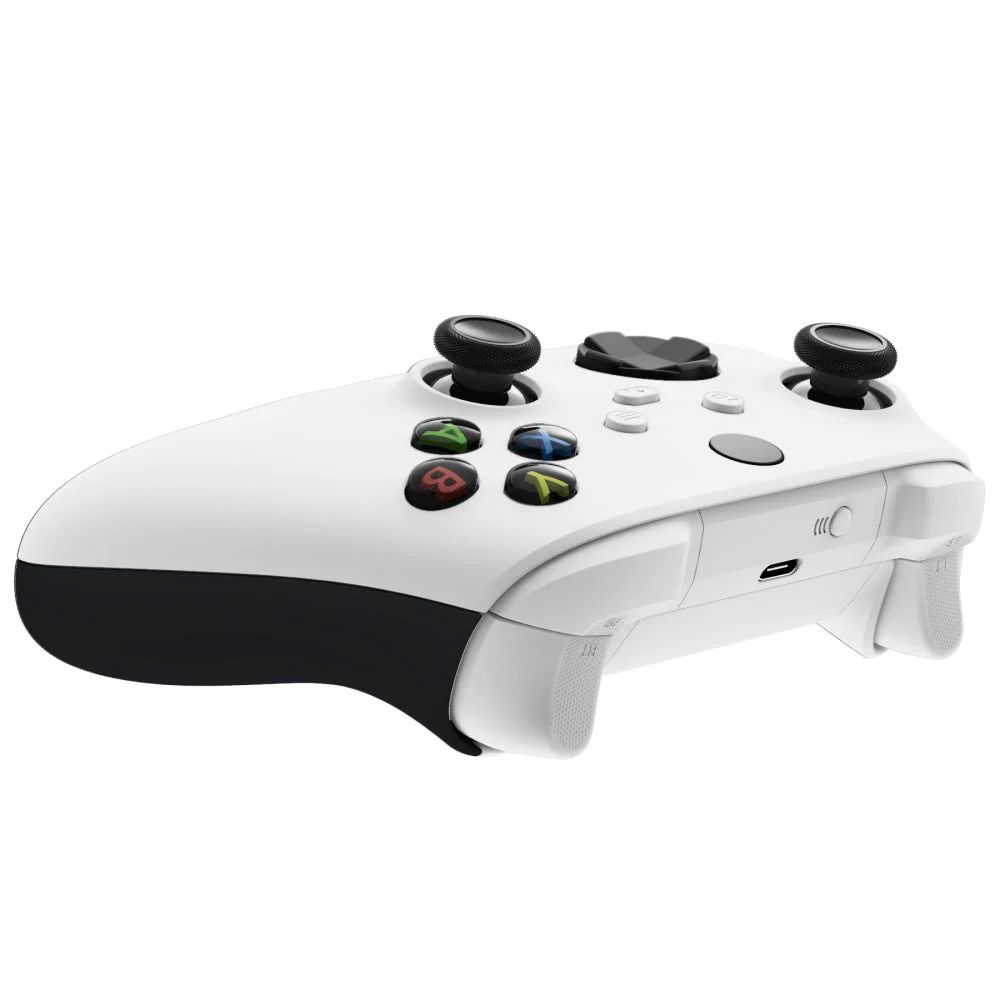 eXtremeRate Replacement Non-Slip Side Rails Grip Back Panels for Xbox Series X & S Controller - Black - Image 7