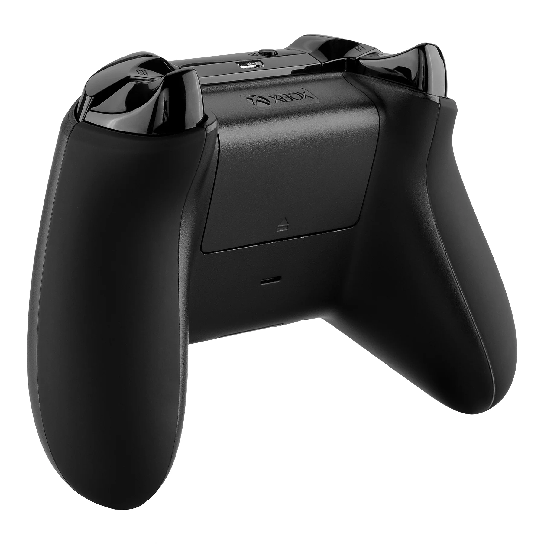 eXtremeRate Replacement Non-Slip Grips Side Rails Handles for Xbox One X & S Controller (Model 1708) - Black - Image 5