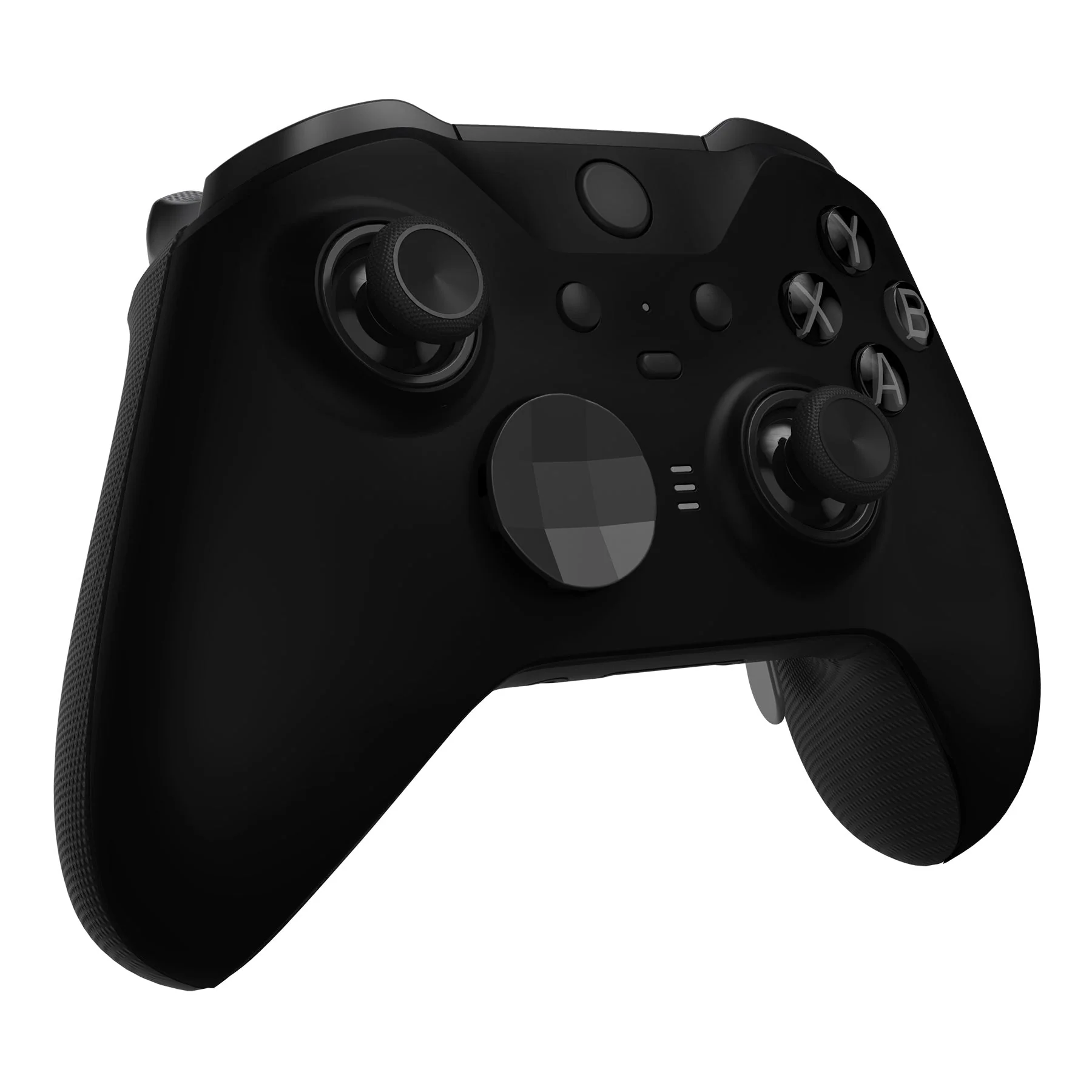 eXtremeRate Replacement Front Housing Shell Case with Accent Rings for Xbox One Elite Series 2 & Elite 2 Core Controller (Model 1797) - Black - Image 6