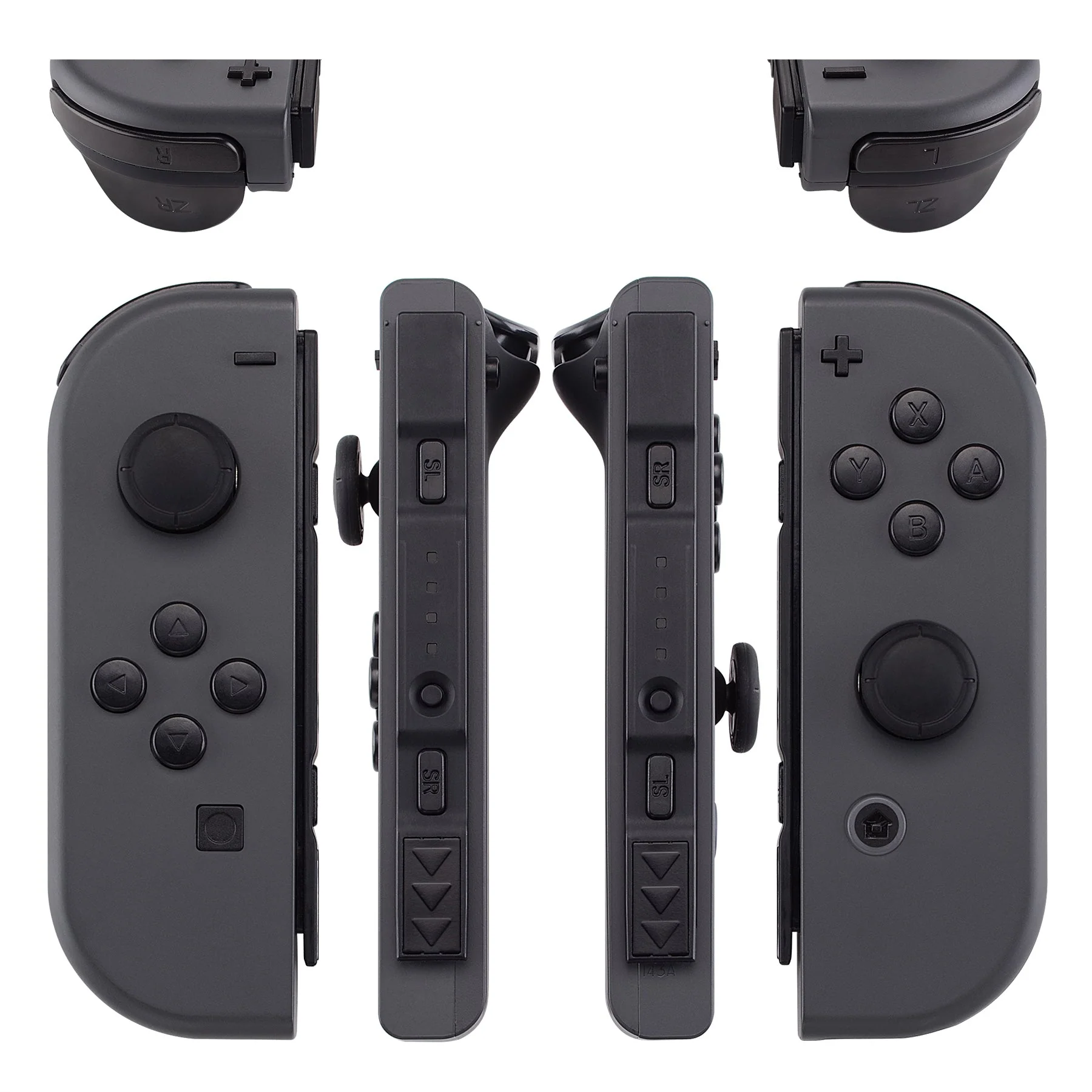 eXtremeRate Replacement Full Set Buttons for Joycon of NS Switch - Black - Image 3