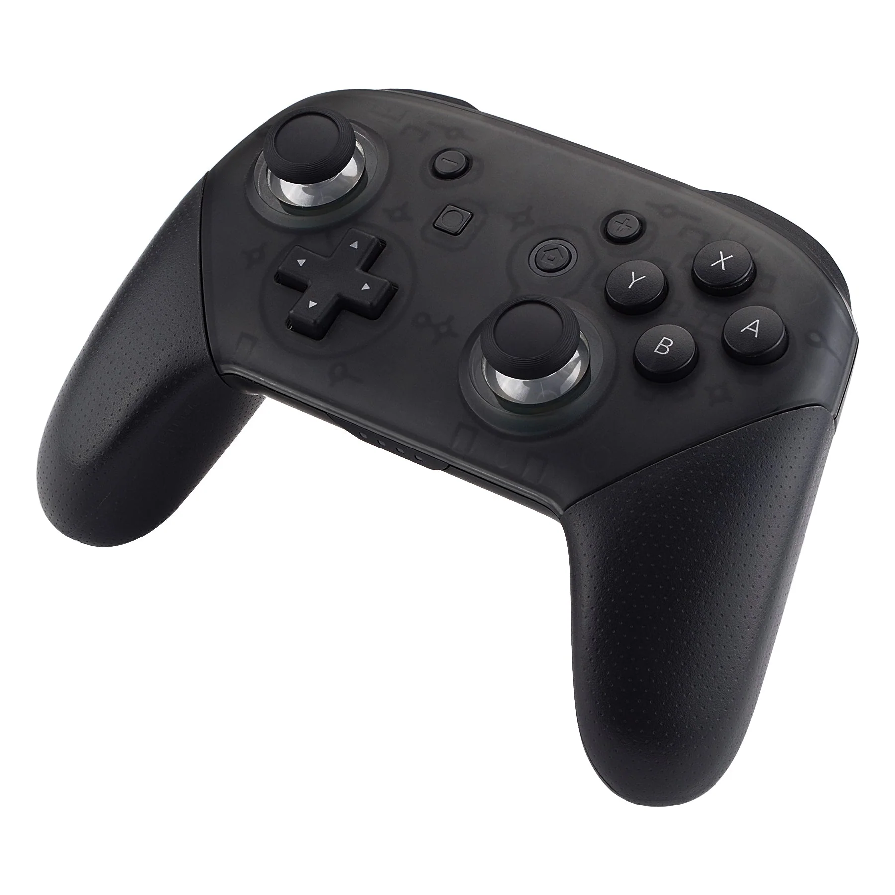 eXtremeRate Replacement Dual-color 3D Joystick Thumbsticks for Nintendo Switch Pro Controller - Black & Transparent - Image 3