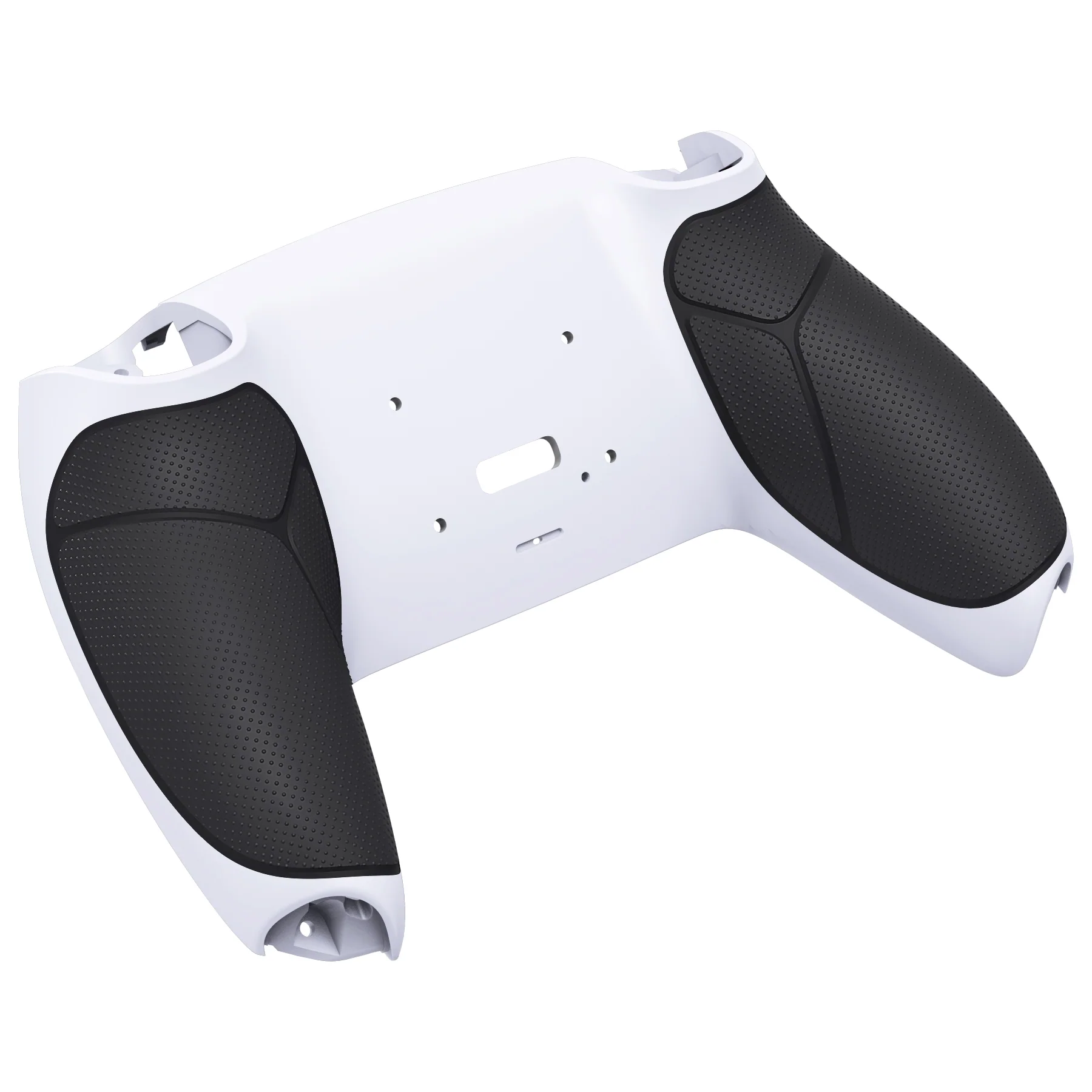 eXtremeRate Performance Grip Redesigned Back Shell for eXtremeRate RISE Remap Kit, Compatible with PS5 Controller - Rubberized Black White - Image 10