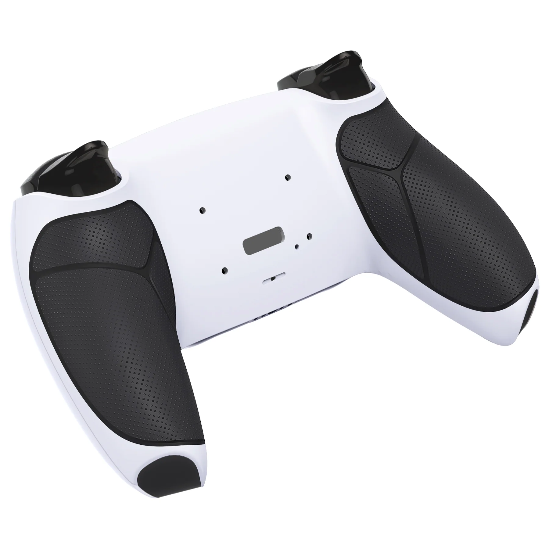 eXtremeRate Performance Grip Redesigned Back Shell for eXtremeRate RISE Remap Kit, Compatible with PS5 Controller - Rubberized Black White - Image 6