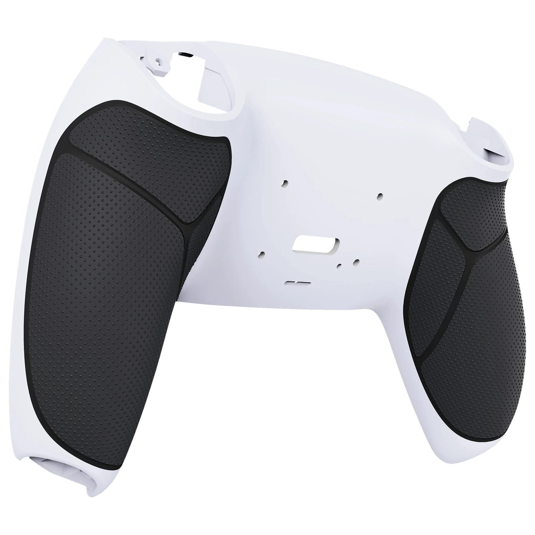 eXtremeRate Performance Grip Redesigned Back Shell for eXtremeRate RISE Remap Kit, Compatible with PS5 Controller - Rubberized Black White - Image 8