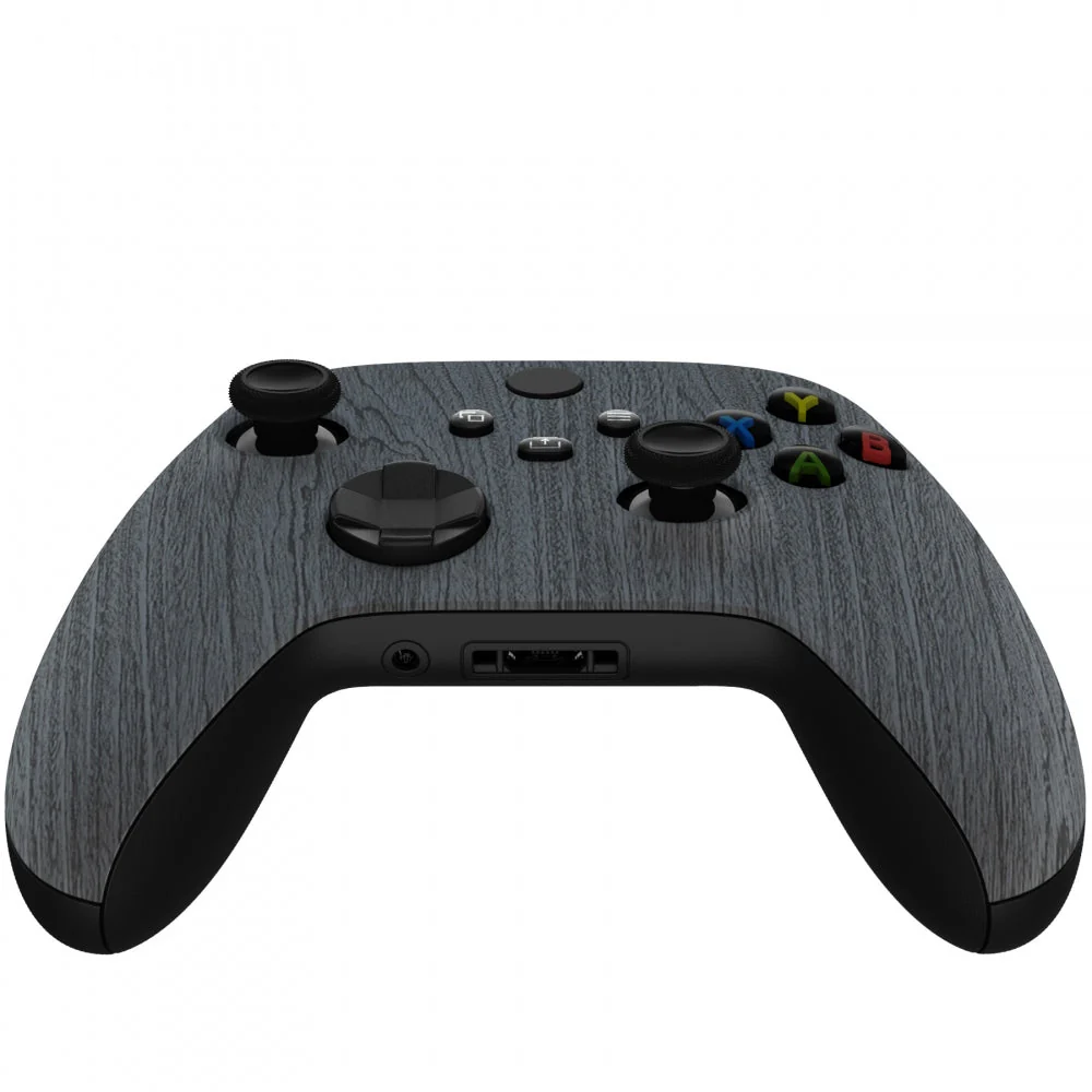 eXtremeRate Replacement Front Housing Shell for Xbox Series X & S Controller - Black Wood Grain - Image 7