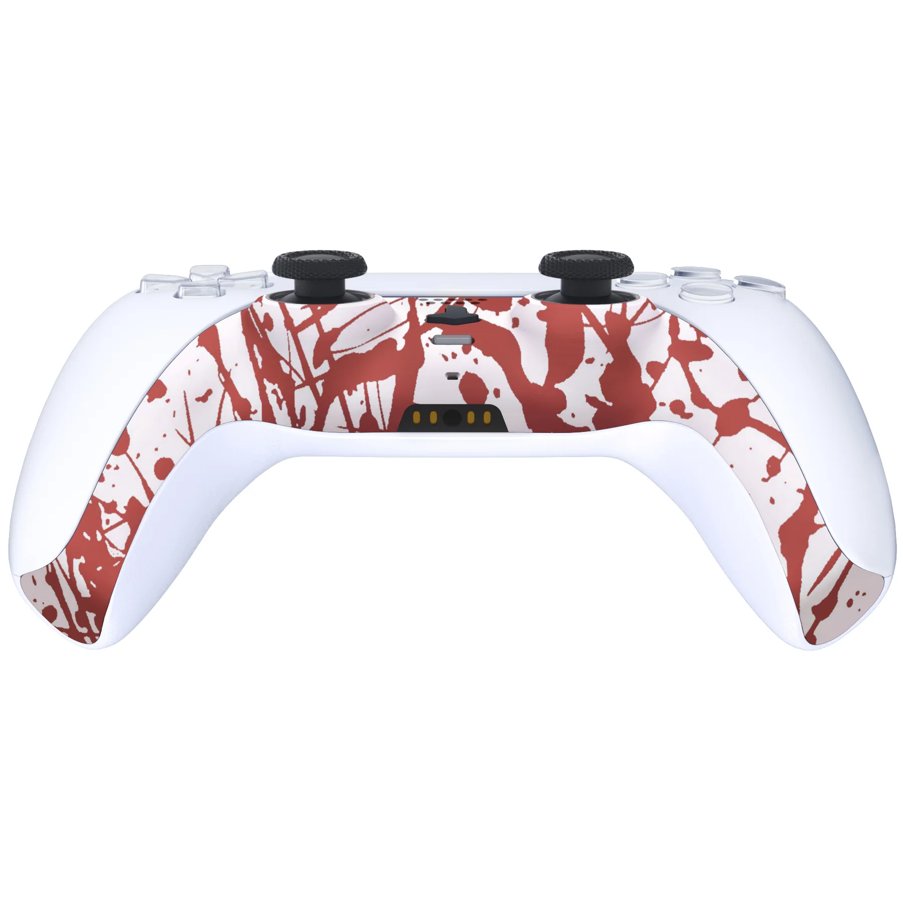 eXtremeRate Replacement Decorative Trim Shell with Accent Rings Compatible with PS5 Controller BDM-010/020/030/040/050 - Blood - Image 6