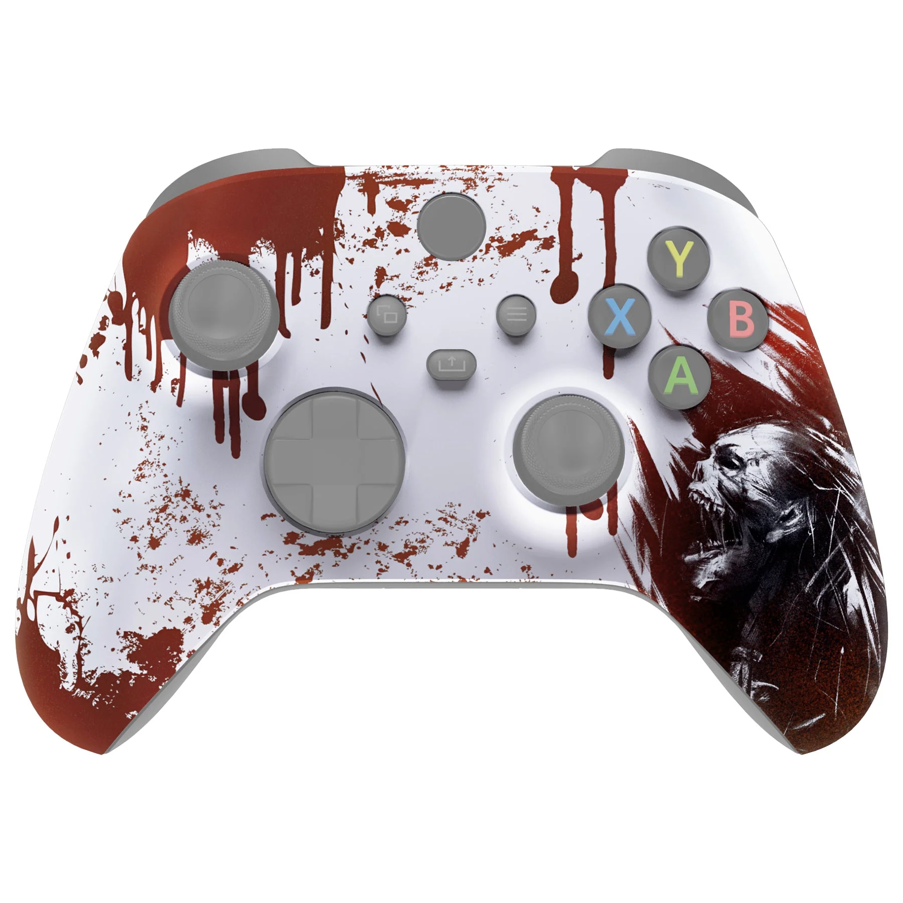 eXtremeRate Replacement Front Housing Shell for Xbox Series X & S Controller - Blood Zombie - Image 4