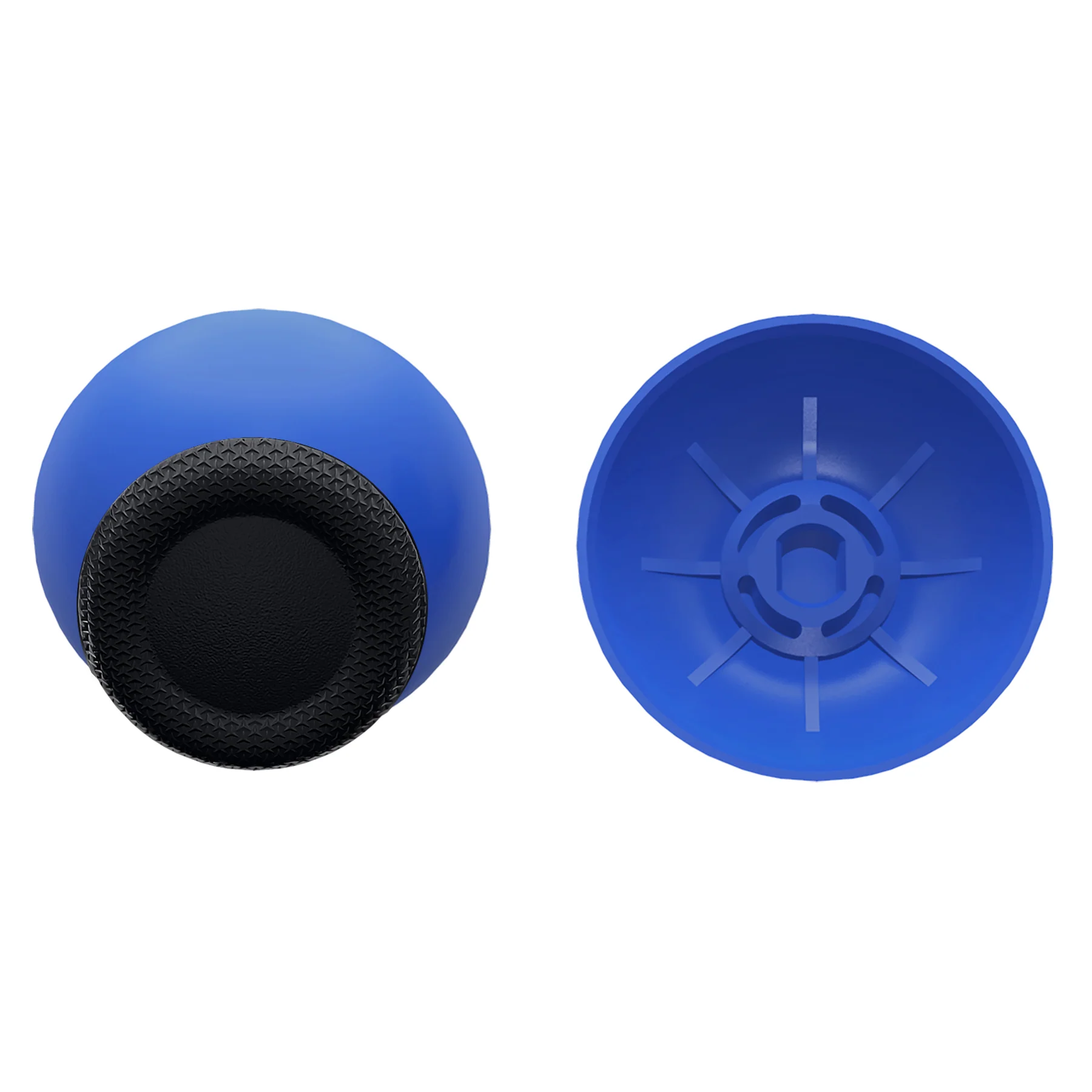eXtremeRate Replacement Dual-Color Thumbsticks Analog Stick Joystick Compatible with PS5 & PS4 All Model Controller - Blue & Black - Image 6