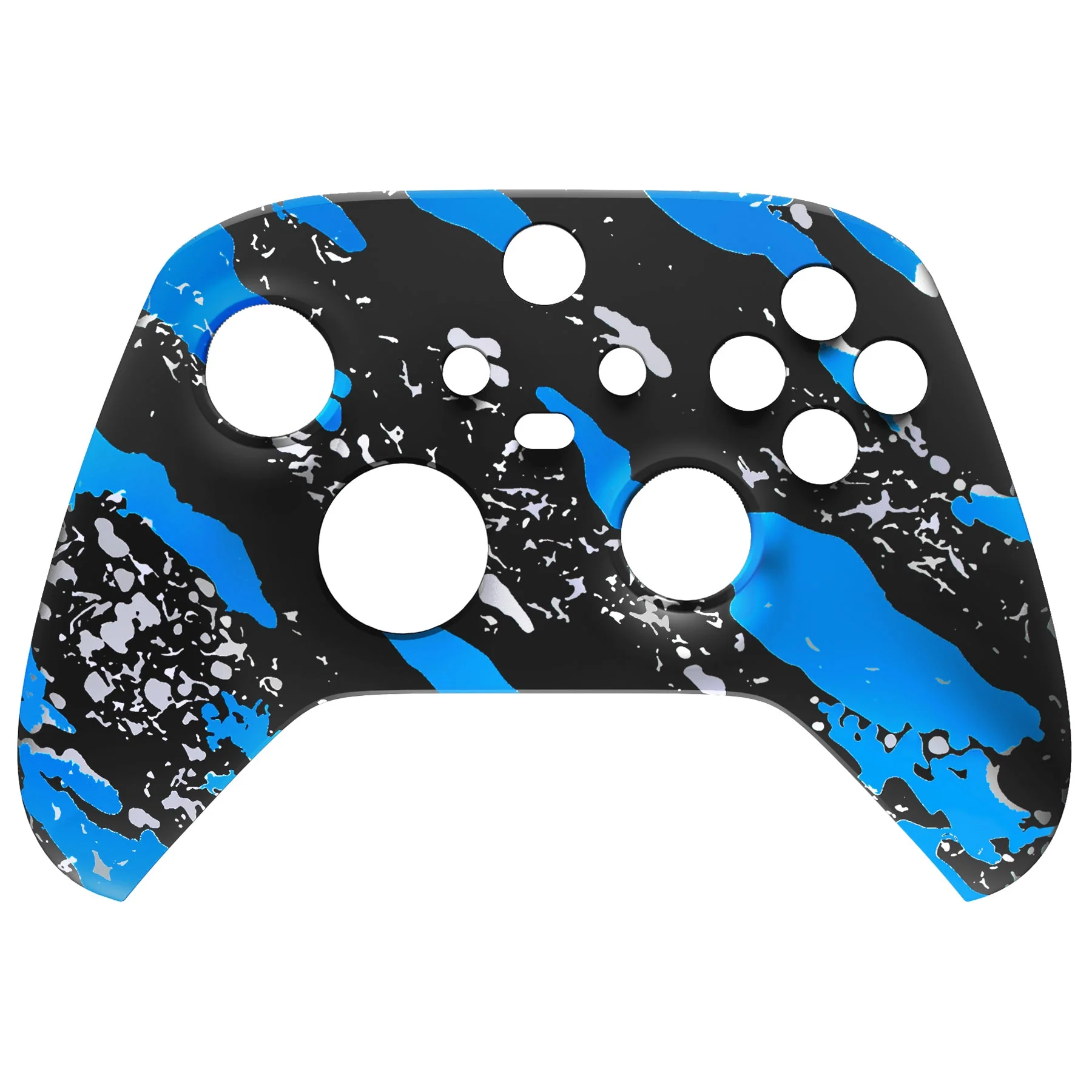 eXtremeRate Replacement Front Housing Shell for Xbox Series X & S Controller - Blue Coating Splash - Image 9
