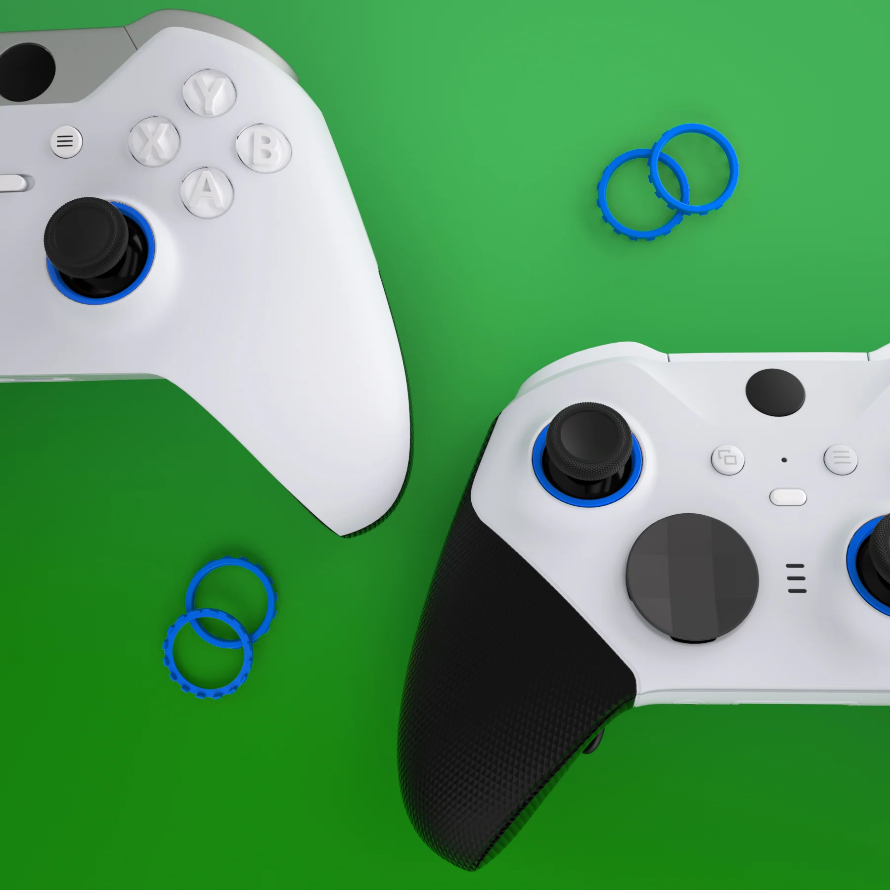 eXtremeRate Custom Accent Rings for Xbox Elite Series 2 Core & for Elite Series 2 & for Xbox One Elite Controller, Compatible with eXtremeRate ASR Version Shell for Xbox Series X/S Controller - Blue - Image 11