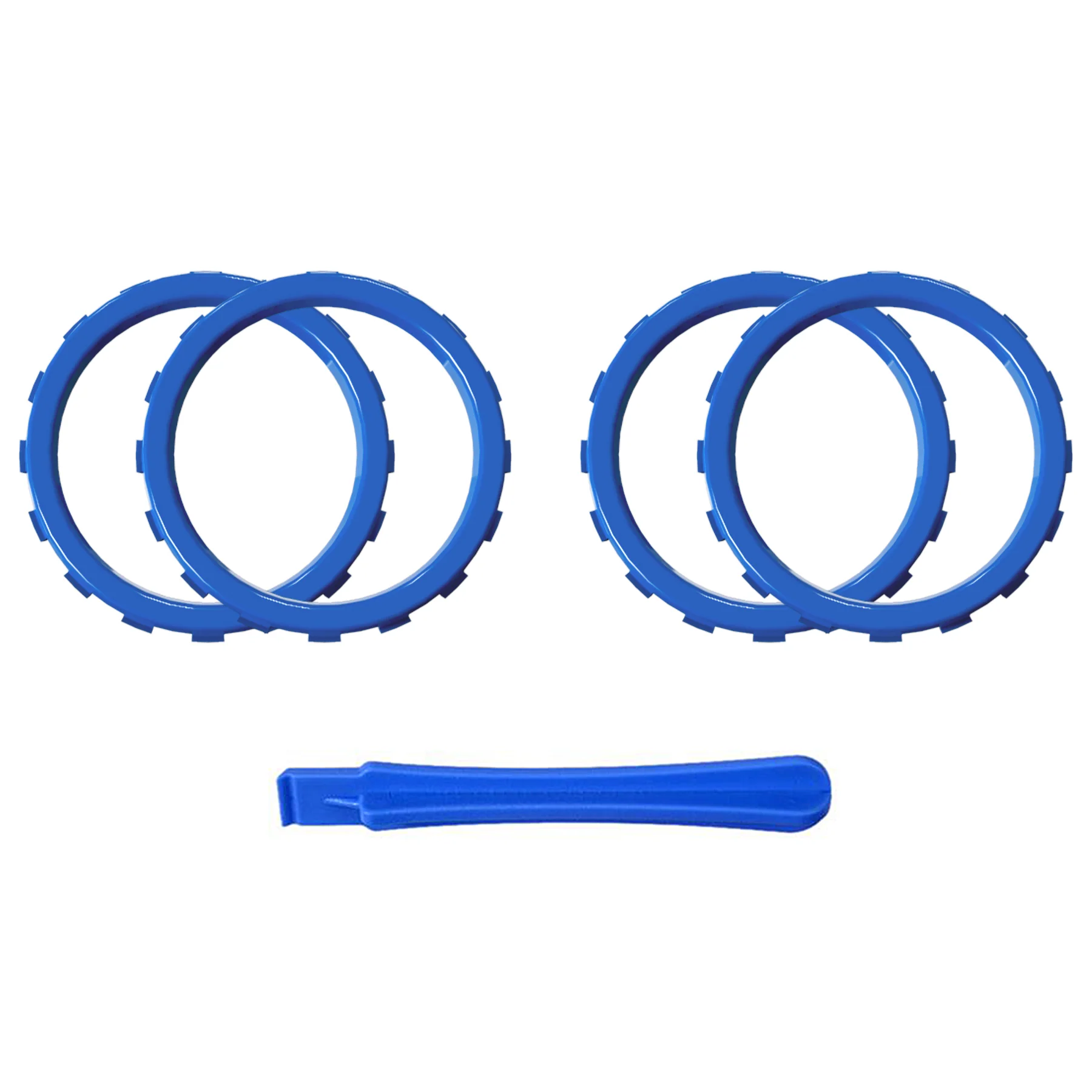 eXtremeRate Custom Accent Rings for Xbox Elite Series 2 Core & for Elite Series 2 & for Xbox One Elite Controller, Compatible with eXtremeRate ASR Version Shell for Xbox Series X/S Controller - Blue - Image 2