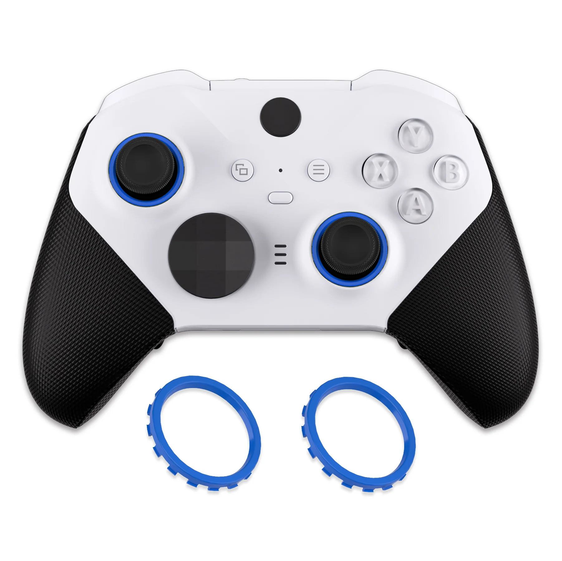 eXtremeRate Custom Accent Rings for Xbox Elite Series 2 Core & for Elite Series 2 & for Xbox One Elite Controller, Compatible with eXtremeRate ASR Version Shell for Xbox Series X/S Controller - Blue - Image 4