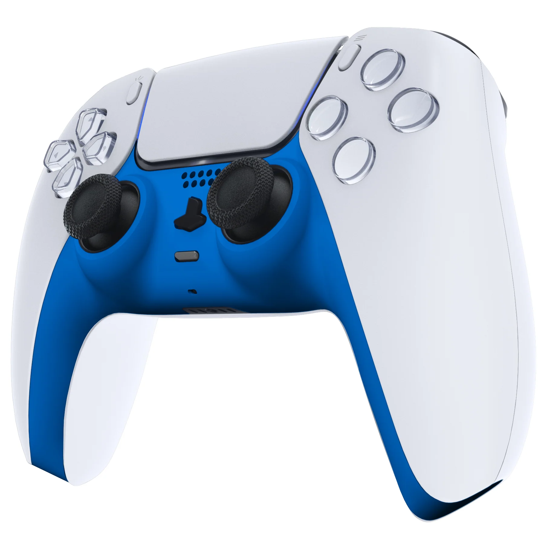 eXtremeRate Replacement Decorative Trim Shell with Accent Rings Compatible with PS5 Controller BDM-010/020/030/040/050 - Blue - Image 4
