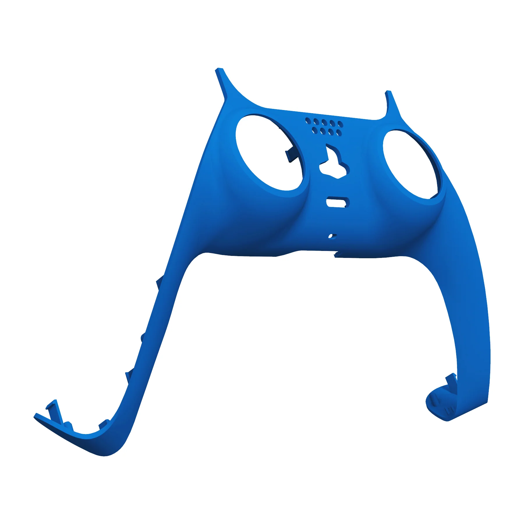 eXtremeRate Replacement Decorative Trim Shell with Accent Rings Compatible with PS5 Controller BDM-010/020/030/040/050 - Blue - Image 9