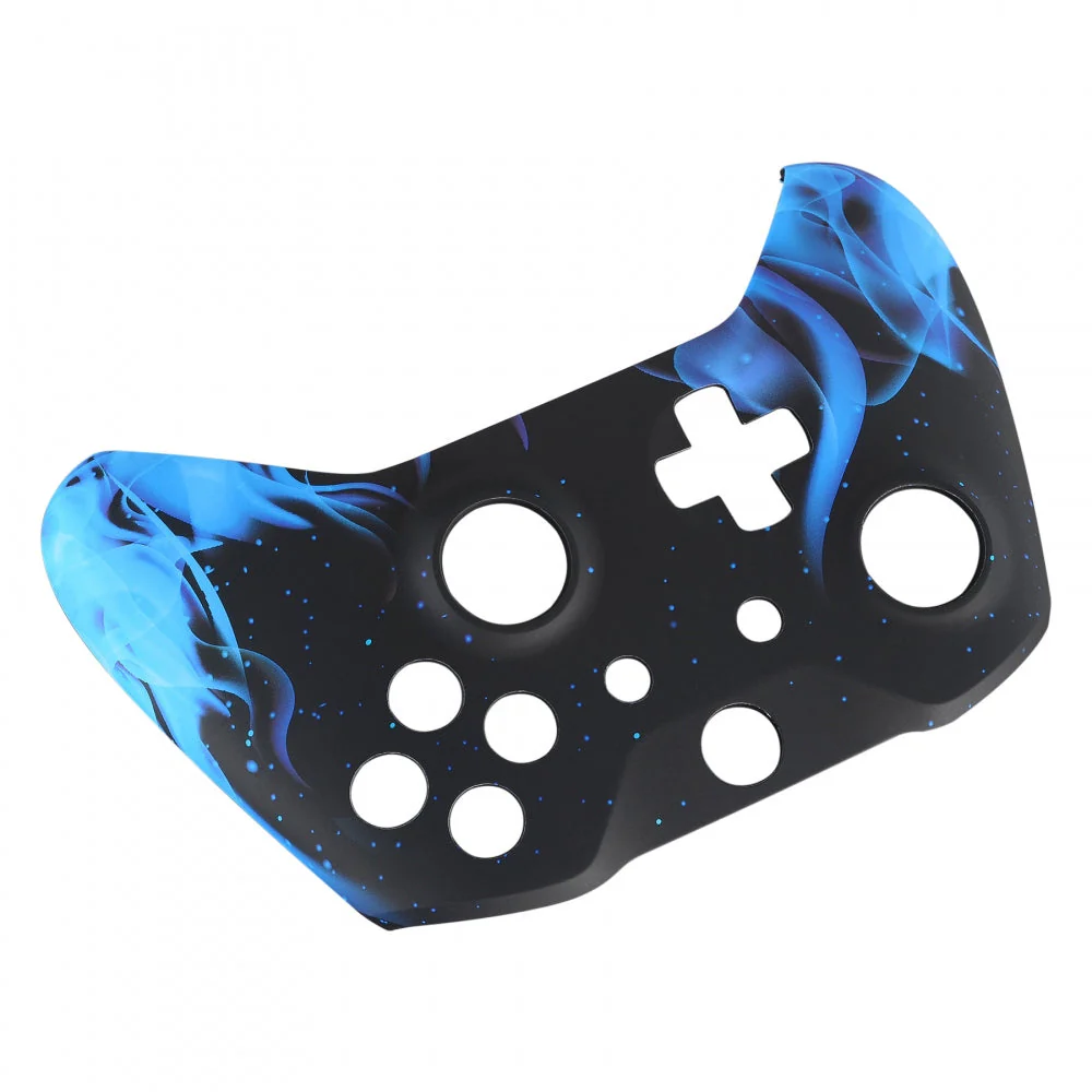 eXtremeRate Replacement Front Housing Shell for Xbox One X & S Controller (Model 1708) - Blue Flame - Image 8